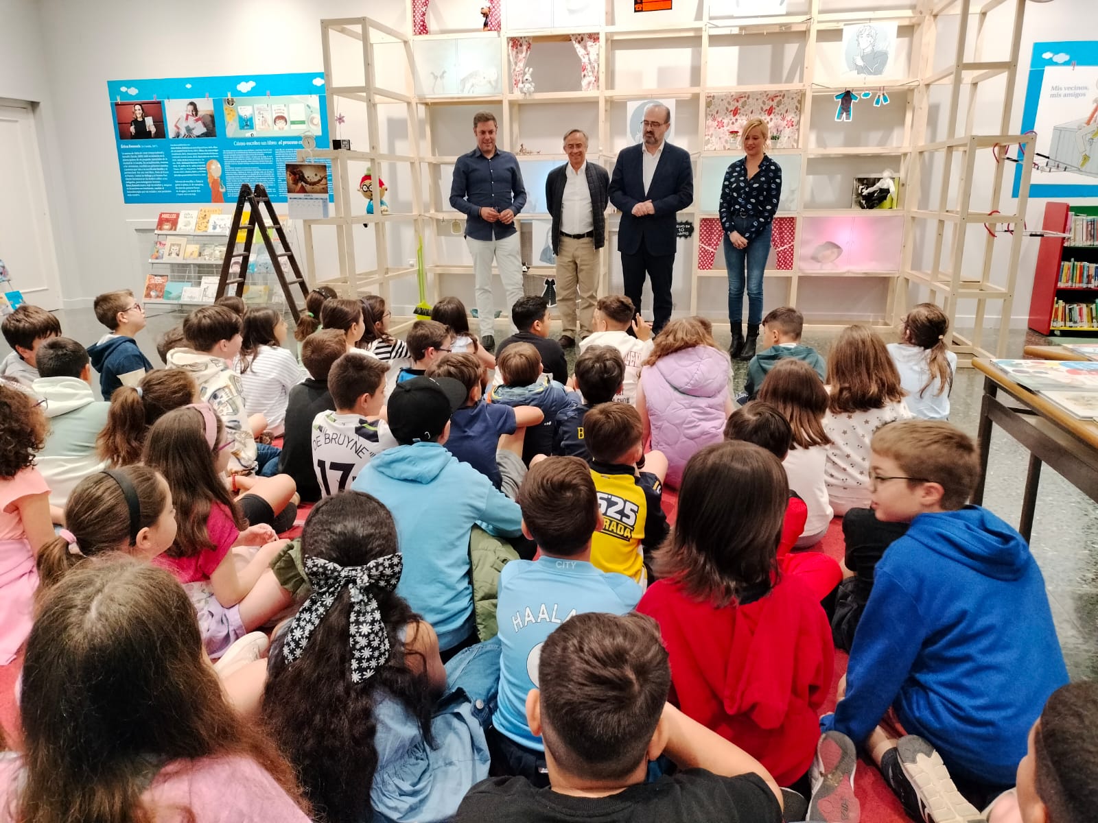 Inauguración del Salón del libro infantil en Ponferrada.