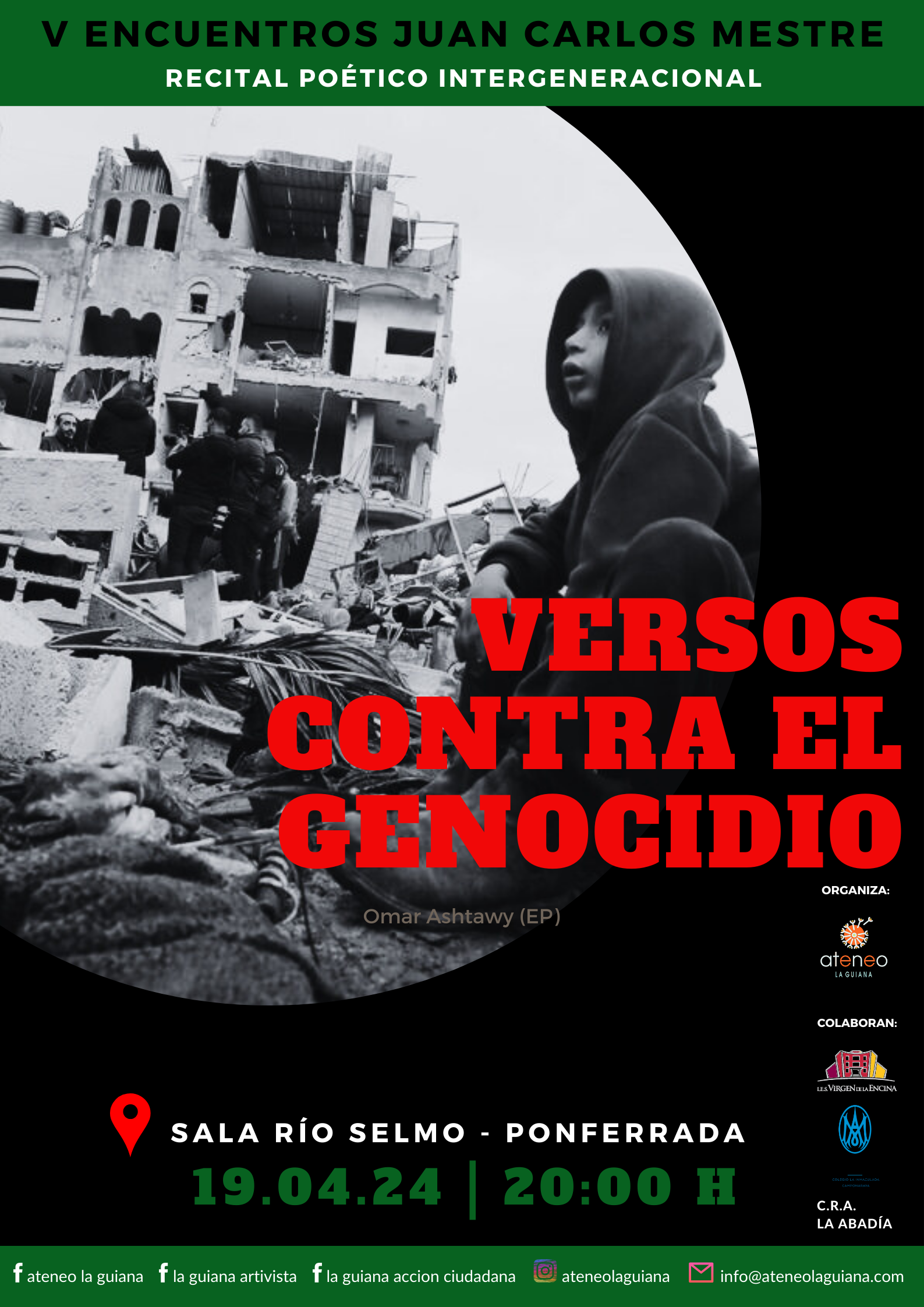 Cartel promocional de los V Encuentros Juan Carlos Mestre.