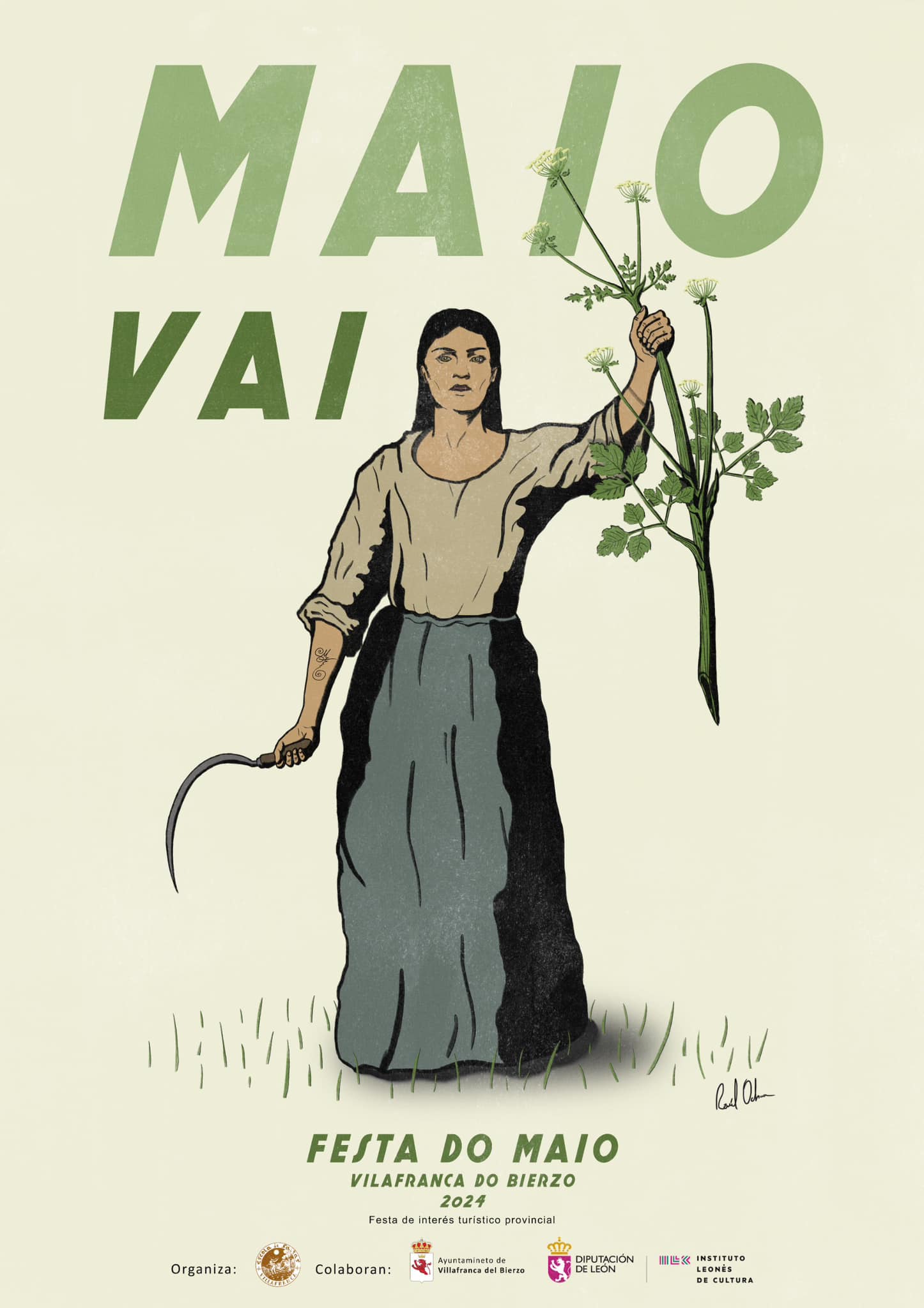 Cartel de la 'Festa do Maio' de este año.