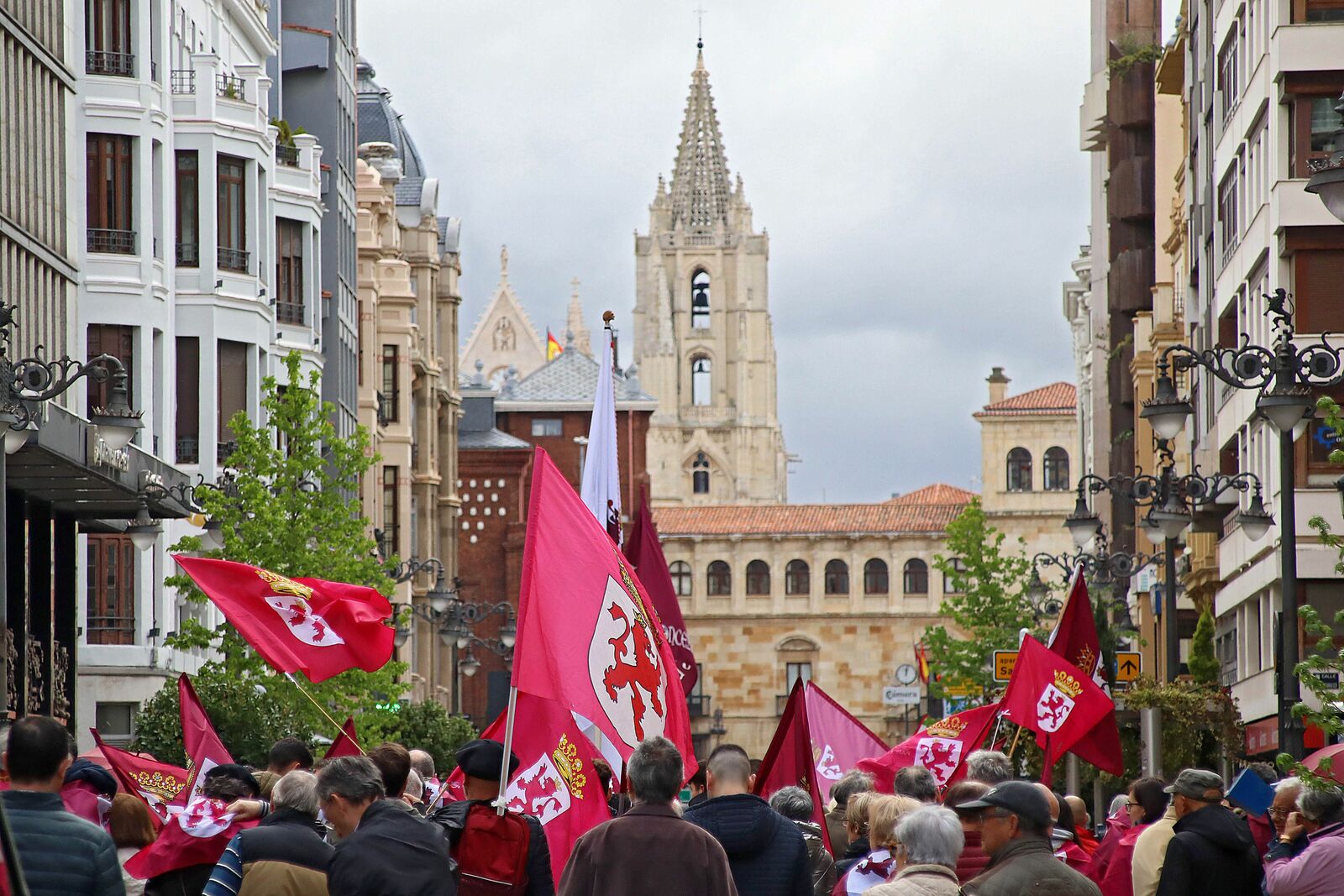 Manifestación celebrada el 23 de abril de 2023. | PEIO GARCÍA (ICAL)