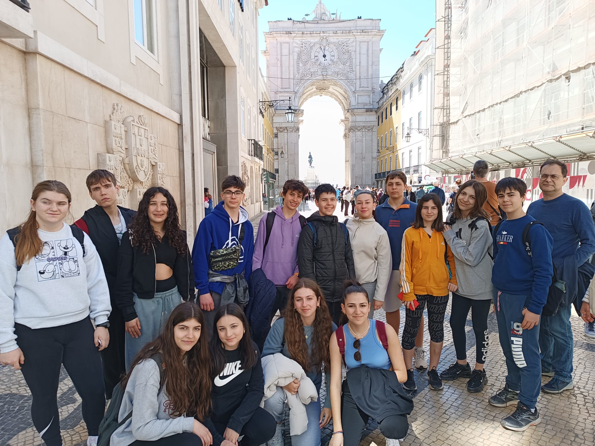 Participantes en el viaje a Lisboa. 