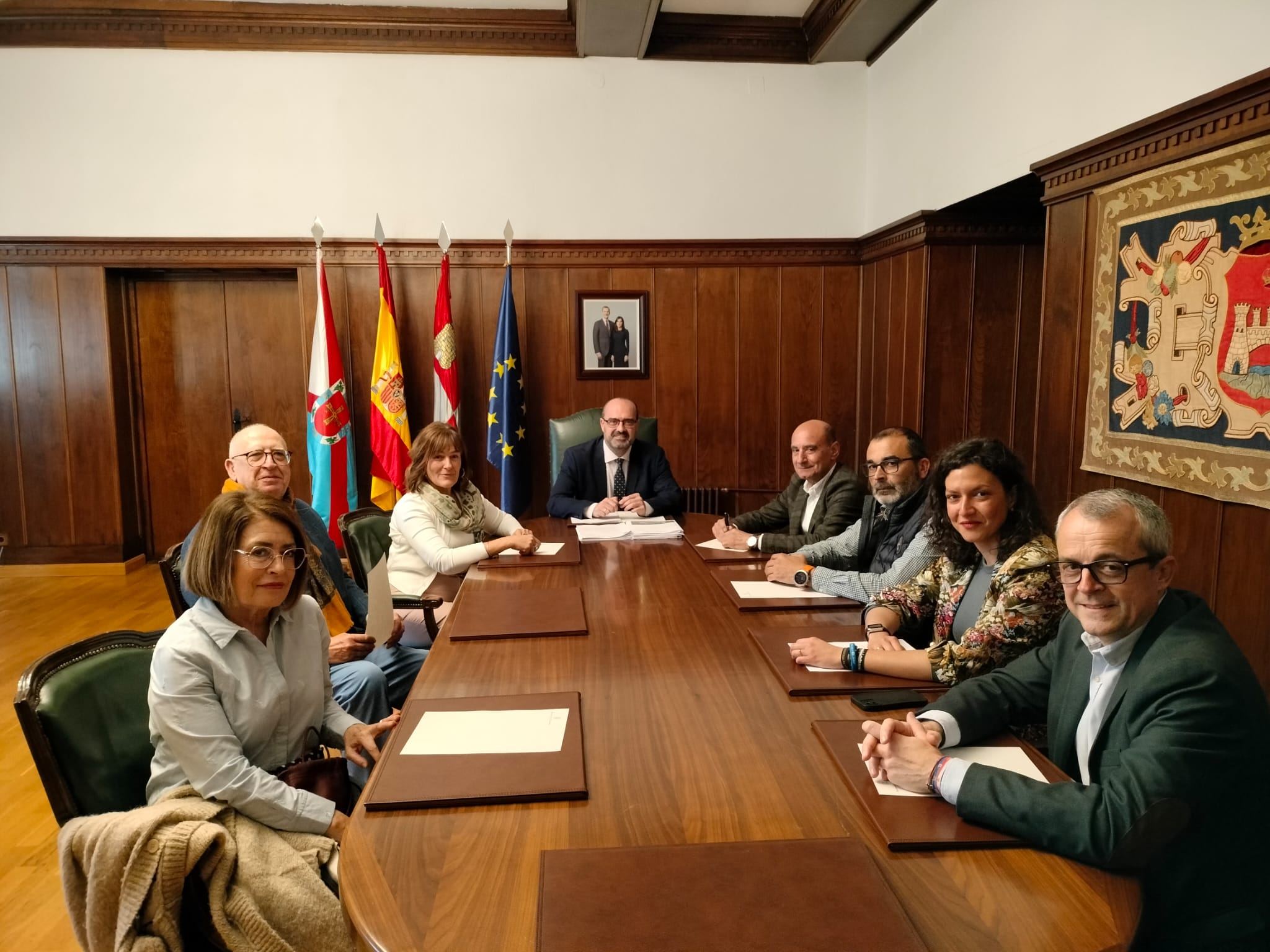 Reunión de la FEMEMBALSES en el Ayuntamiento de Ponferrada. 