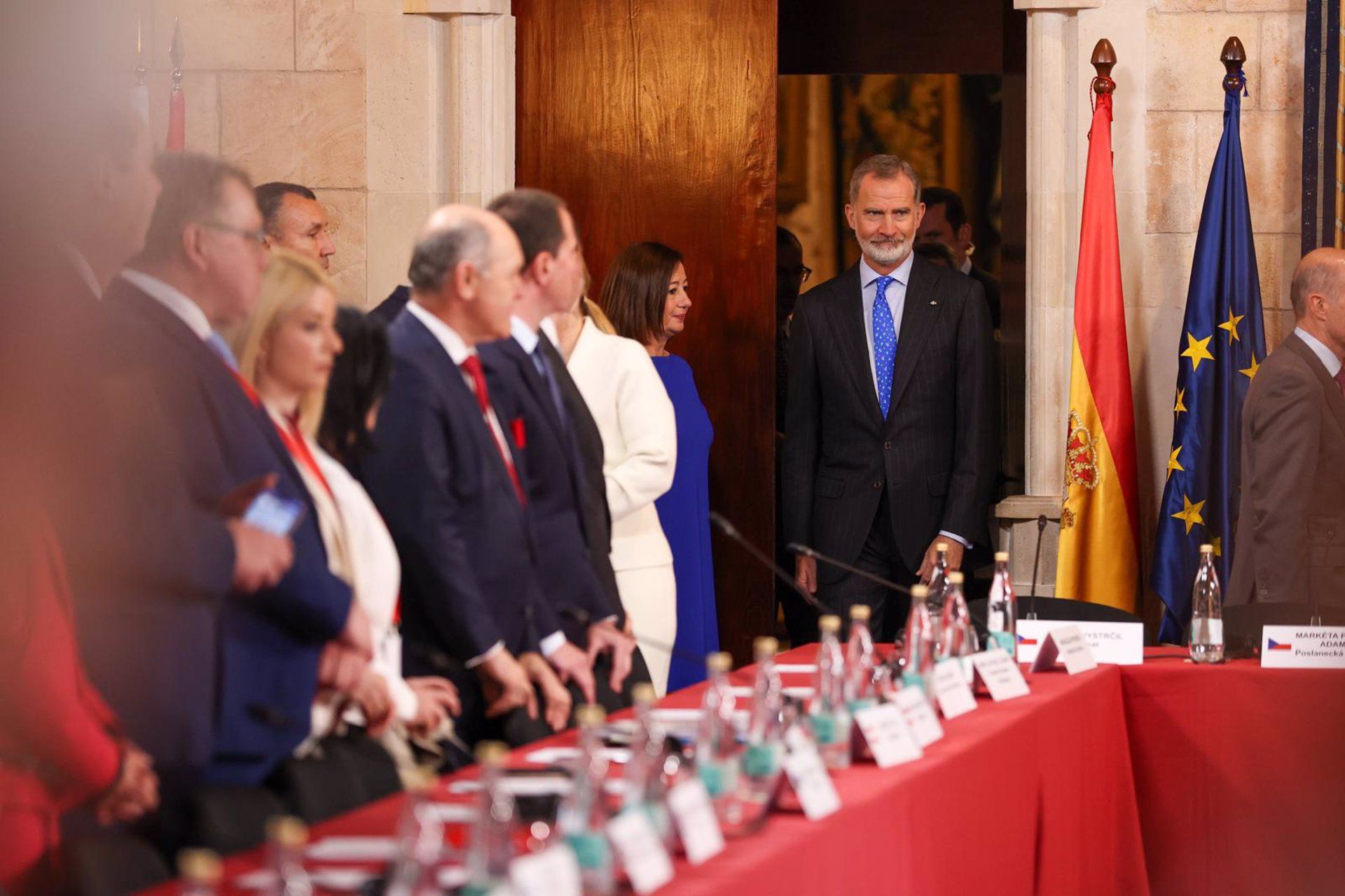 El rey en la Conferencia de Presidentes de Parlamentos de la UE. | EP