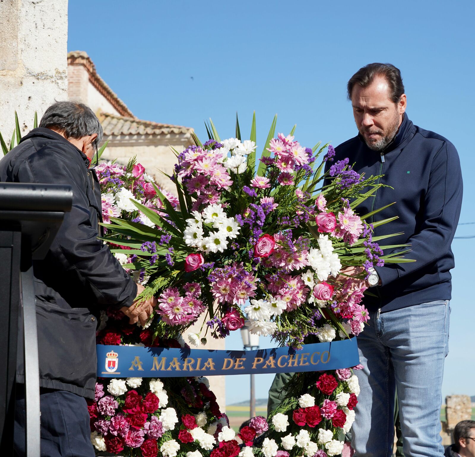 Óscar Puente este martes en Villalar de los Comuneros. | LETICIA PÉREZ (ICAL)