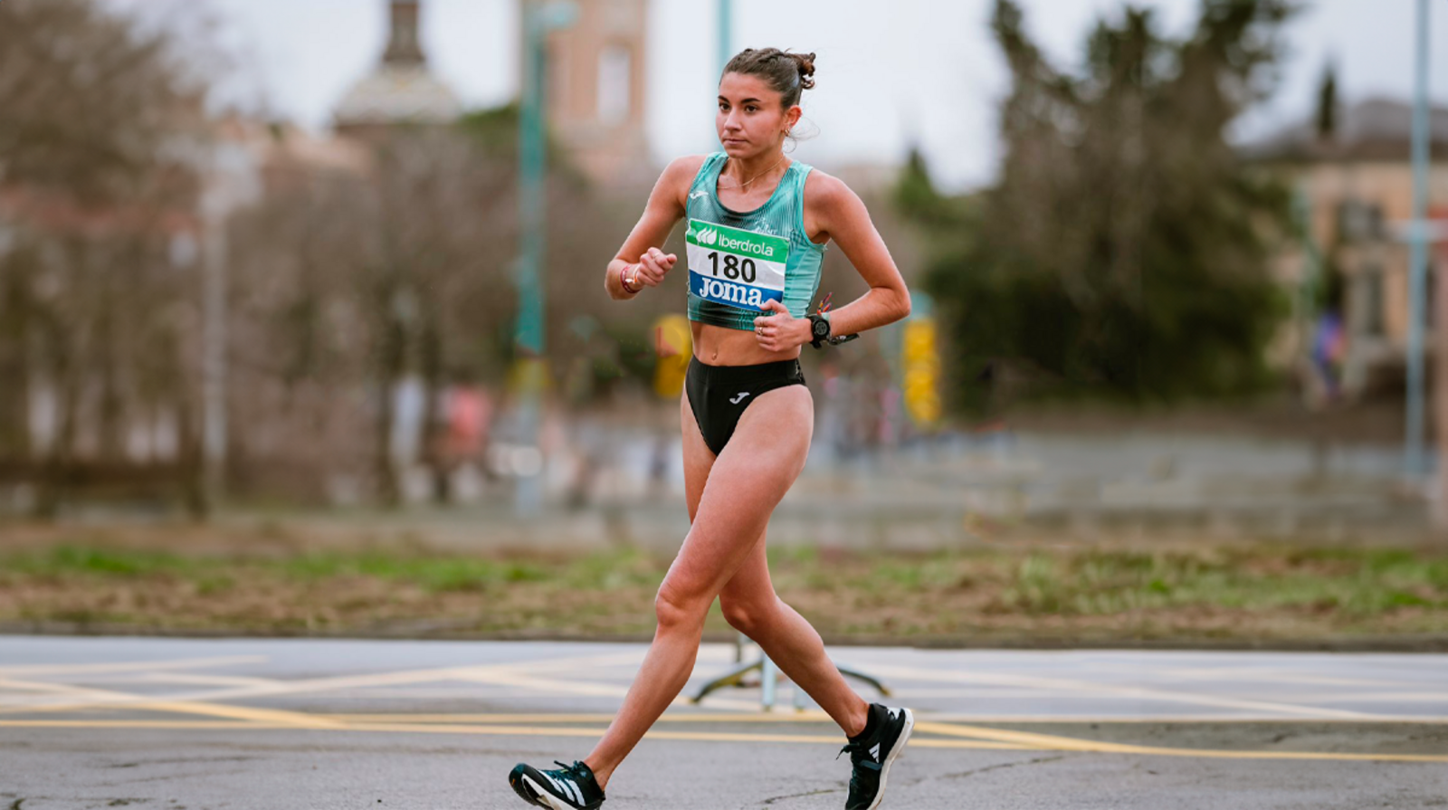 Lucia Redondo durante el Mundial de marcha sub'20 | ULE SPRINT