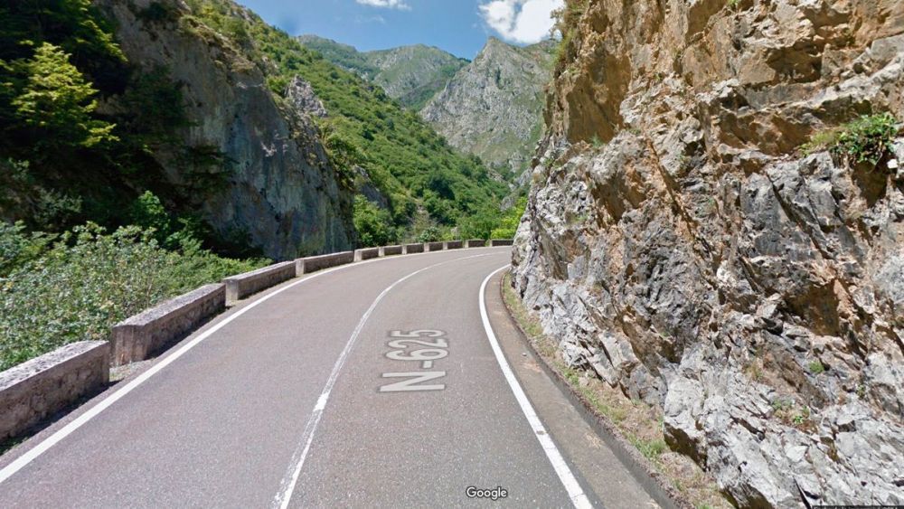 Una imagen de la carretera N-625. | GOOGLE MAPS