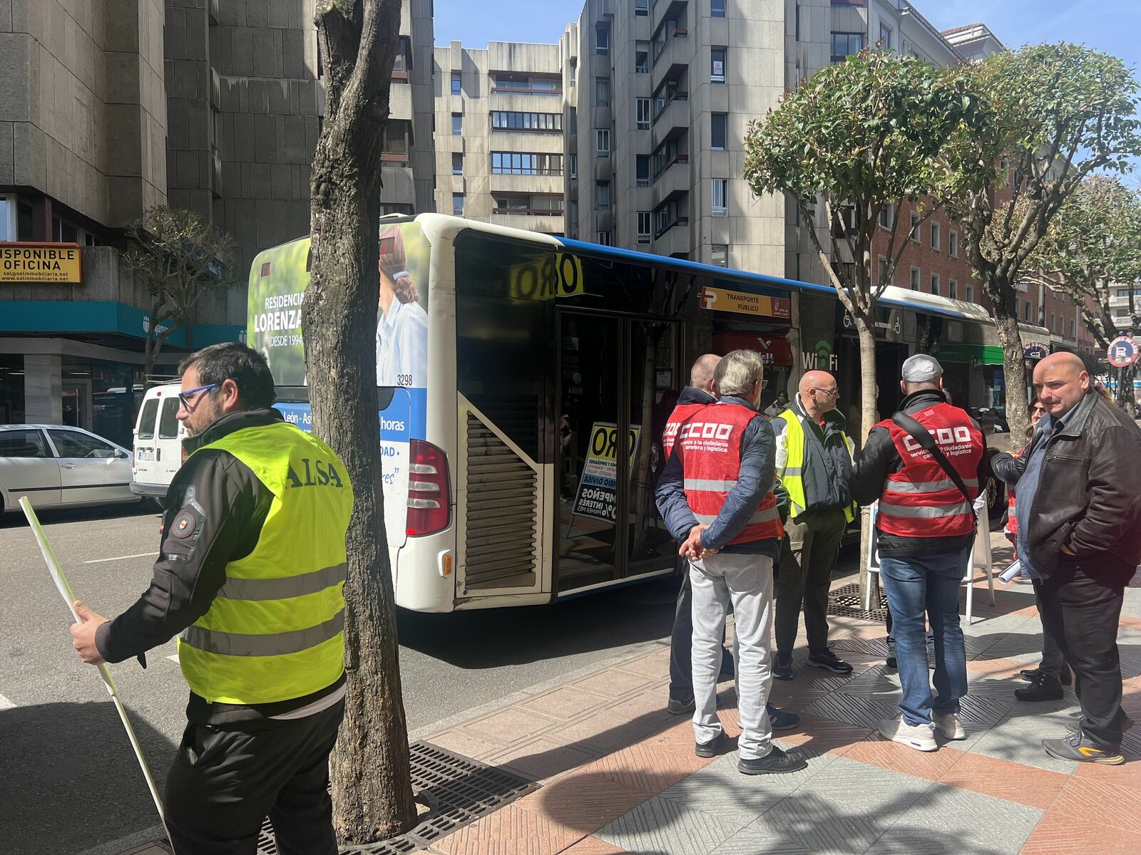 Representantes de CCOO han informado este miércoles a los trabajadores. | M.HERRERO