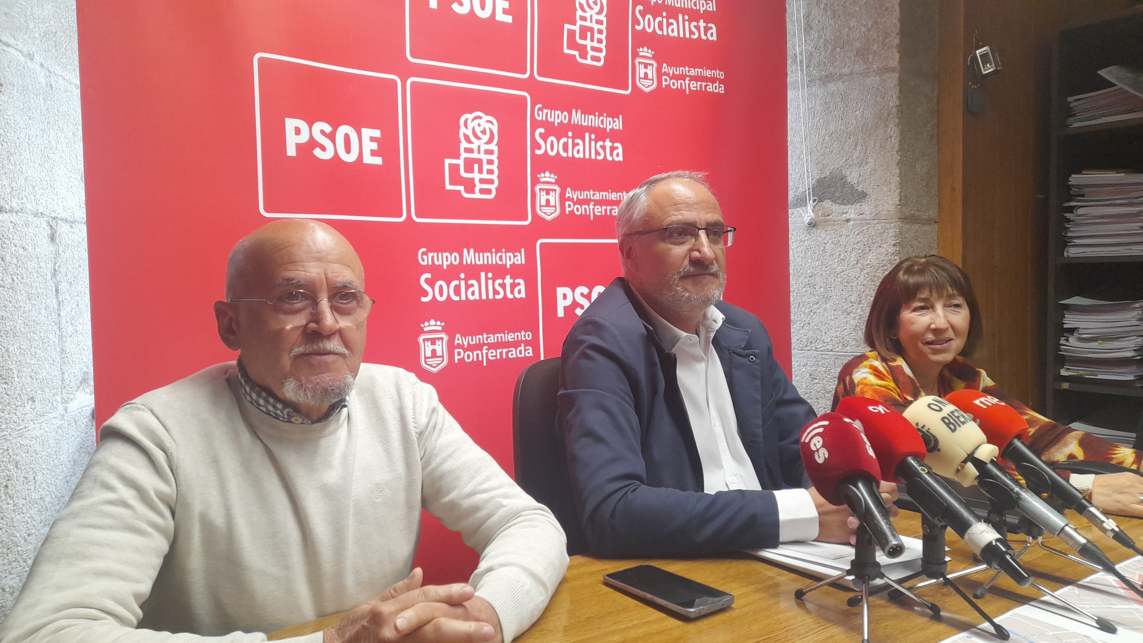 Rueda del prensa del PSOE de Ponferrada. | MAR IGLESIAS