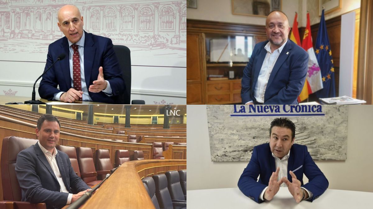 José Antonio Diez, Gerardo Álvarez Courel, Luis Mariano Santos y Javier Alfonso Cendón. | L.N.C.