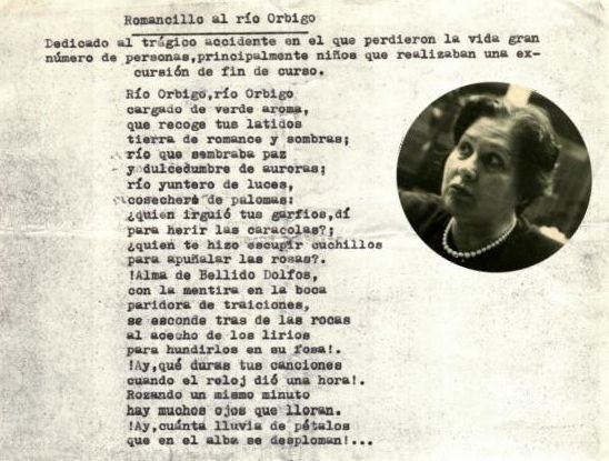 Imagen 2. Fragmento poema Manuela López