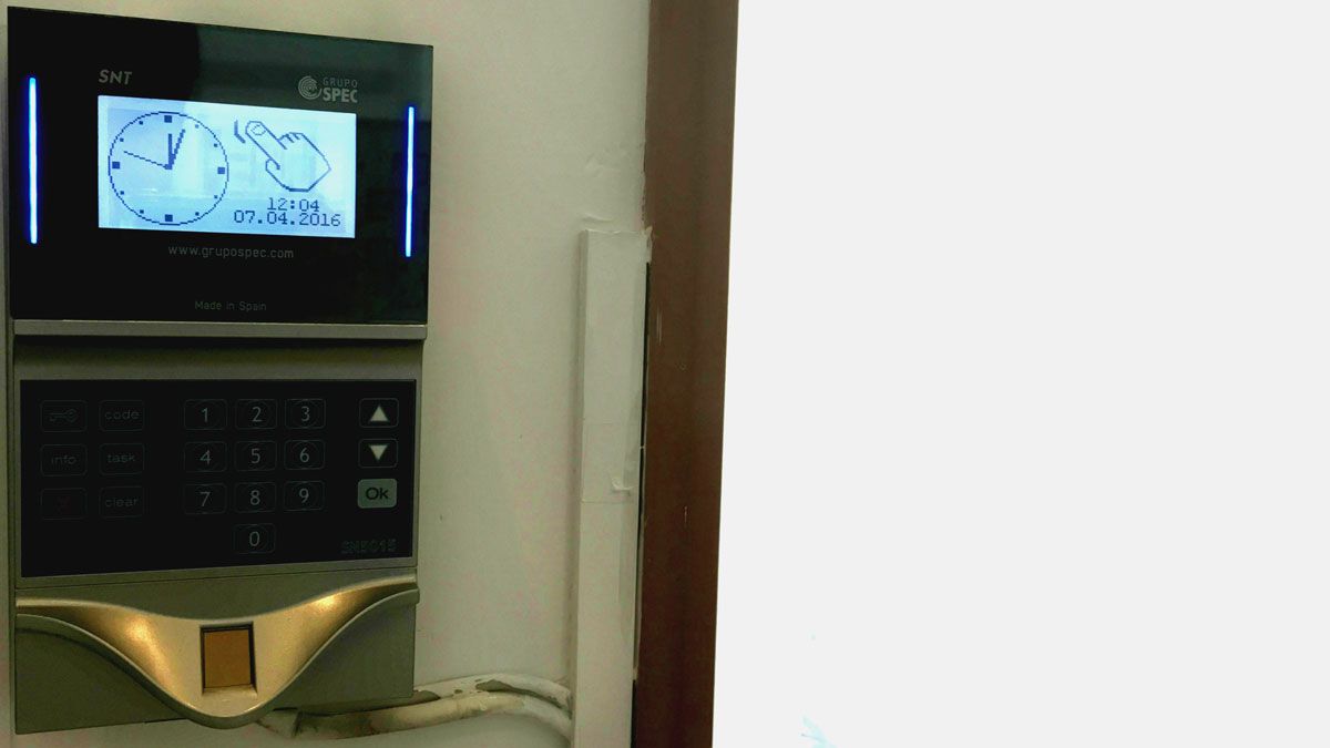 El sistema de control que se ha instalado en el Ayuntamiento de San Andrés. | L.N.C.