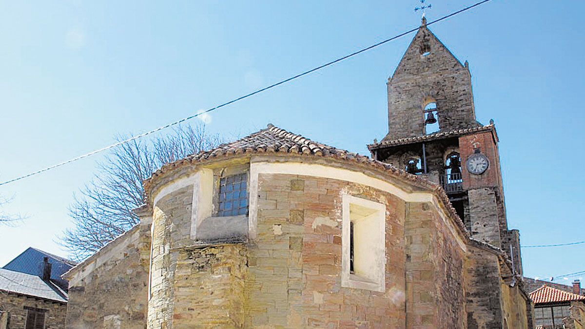 Imagen de la Iglesia de Nuestra Señora de la Asunción de Rabanal del Camino. | SENDITUR