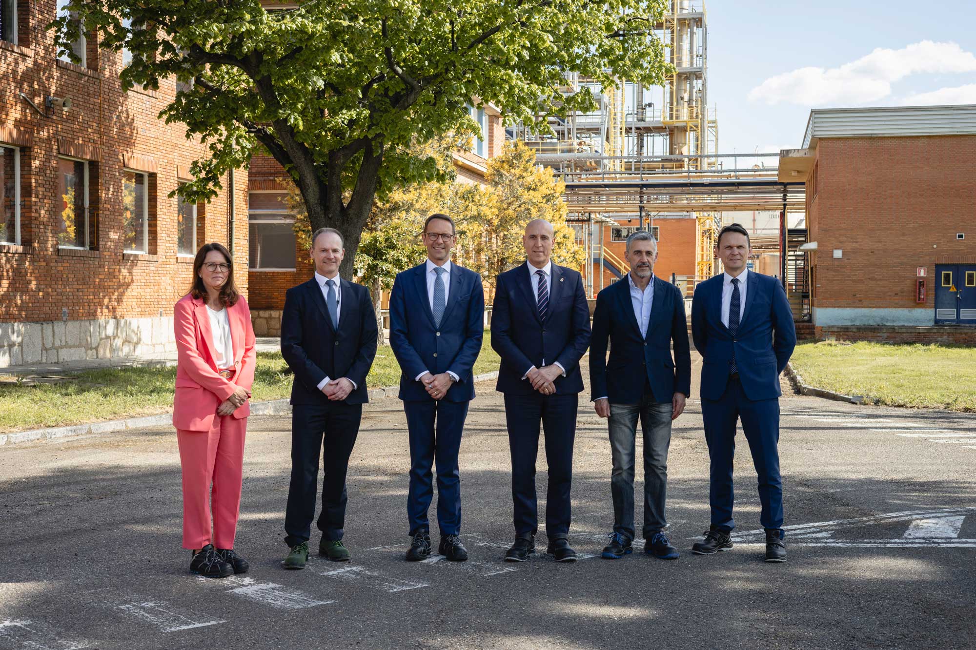 Visita del alcalde a la planta de Wacker en León. | L.N.C.