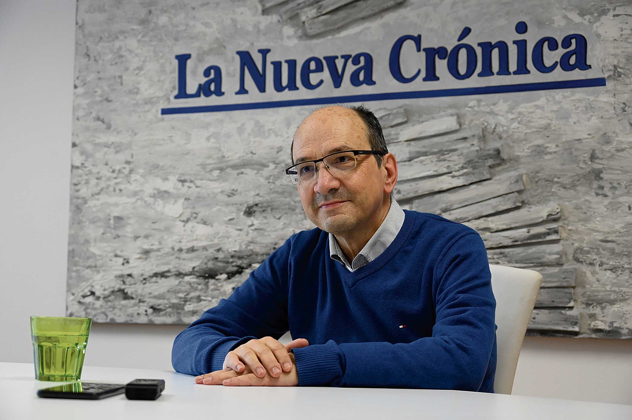 El catedrático de Derecho, Juan José Fernández, candidato a rector de la Universidad de León. | SAÚL ARÉN