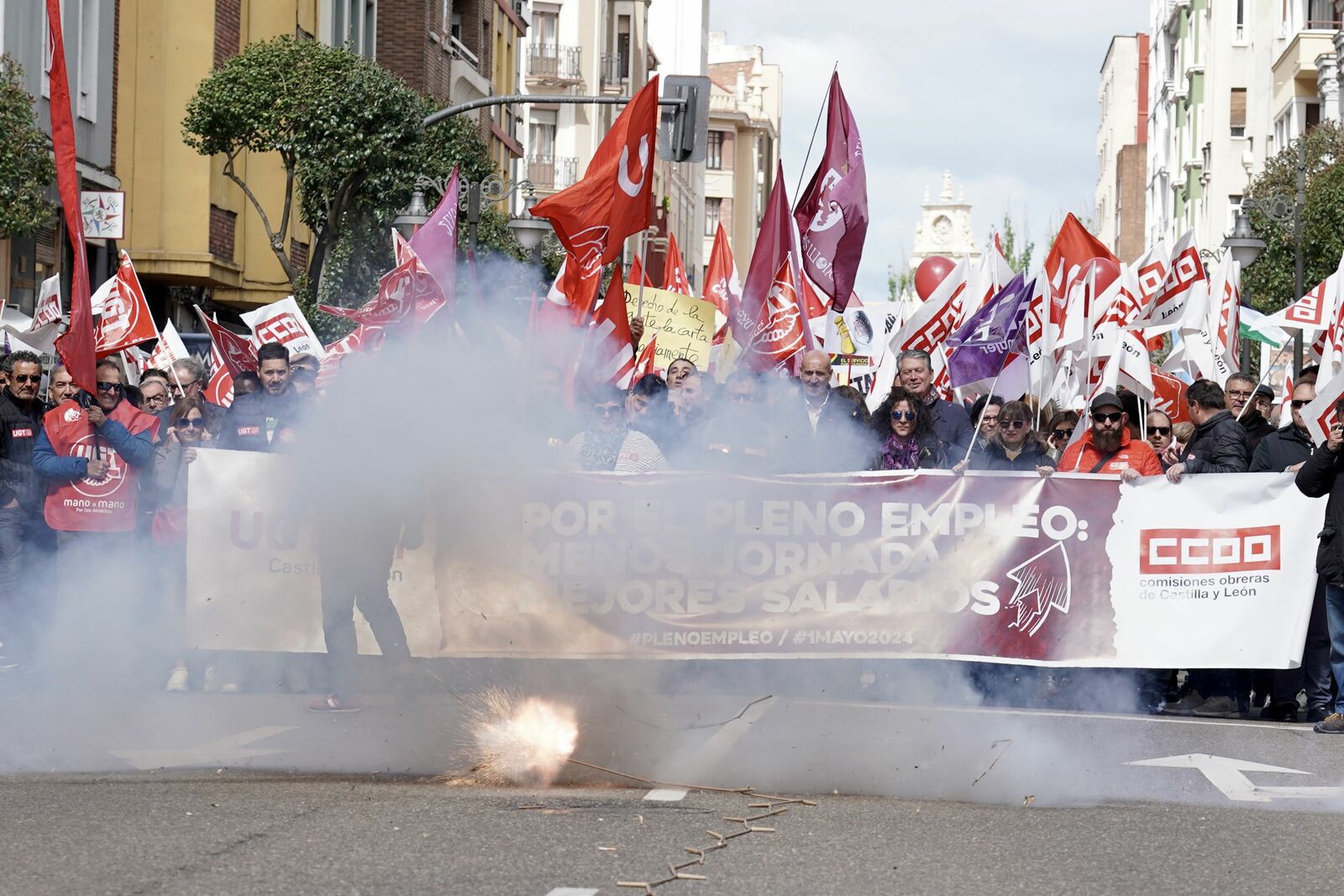 1 de mayo en León. | CAMPILLO (ICAL)