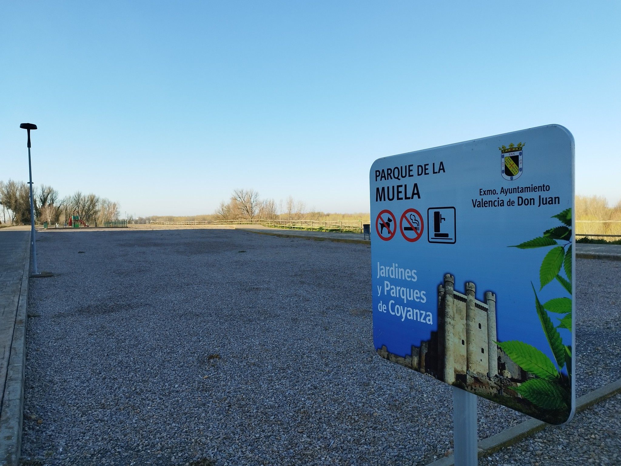 Estado actual de la zona del parque de La Muela. | L.N.C.