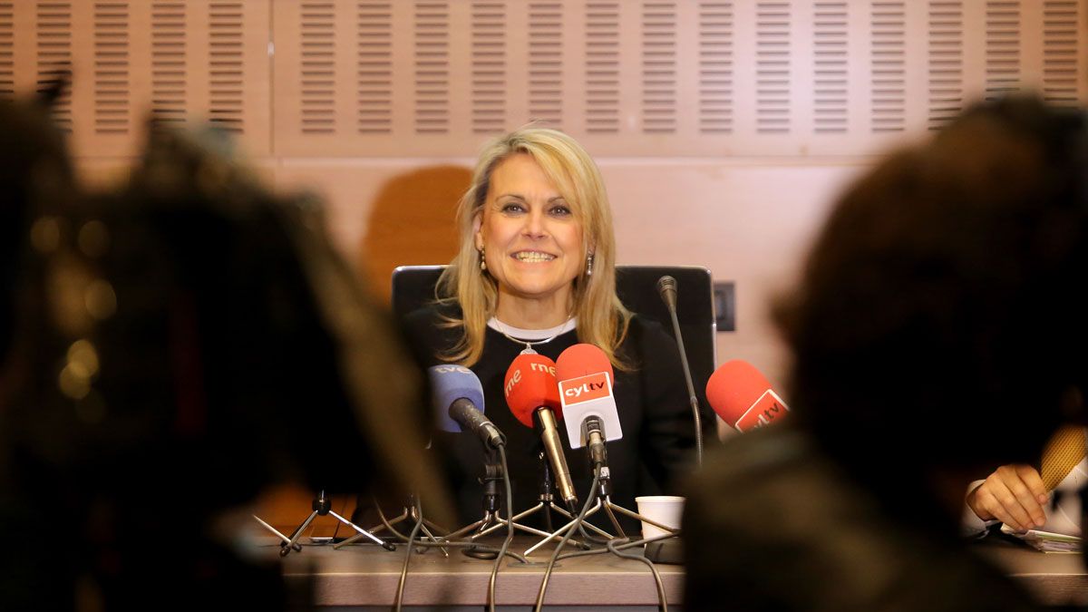 Georgina de la Lastra durante la presentación de la campaña. | ICAL