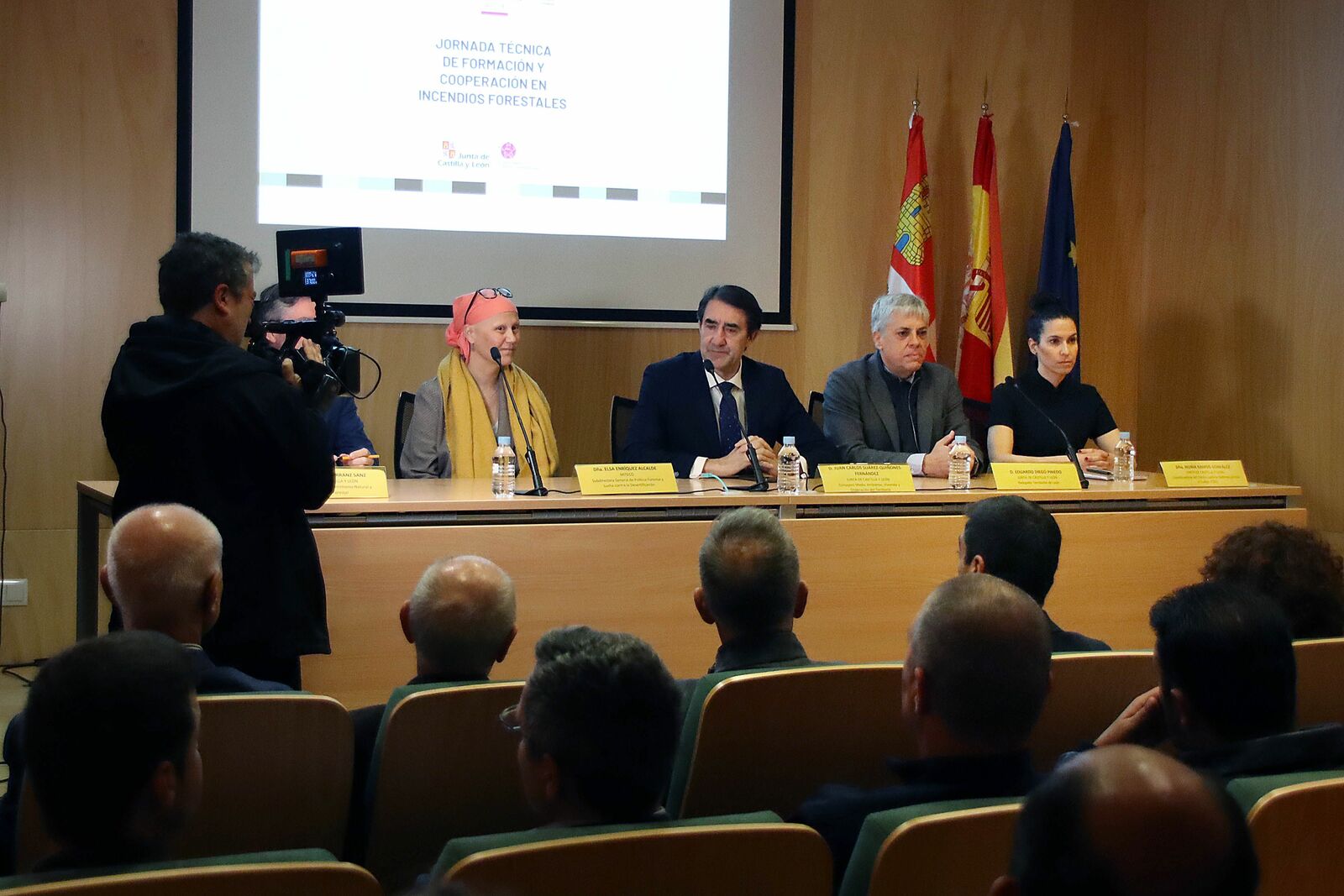 Inauguración de la Jornada Técnica de Cooperación de Incendios Forestales. | PEIO GARCÍA (ICAL)