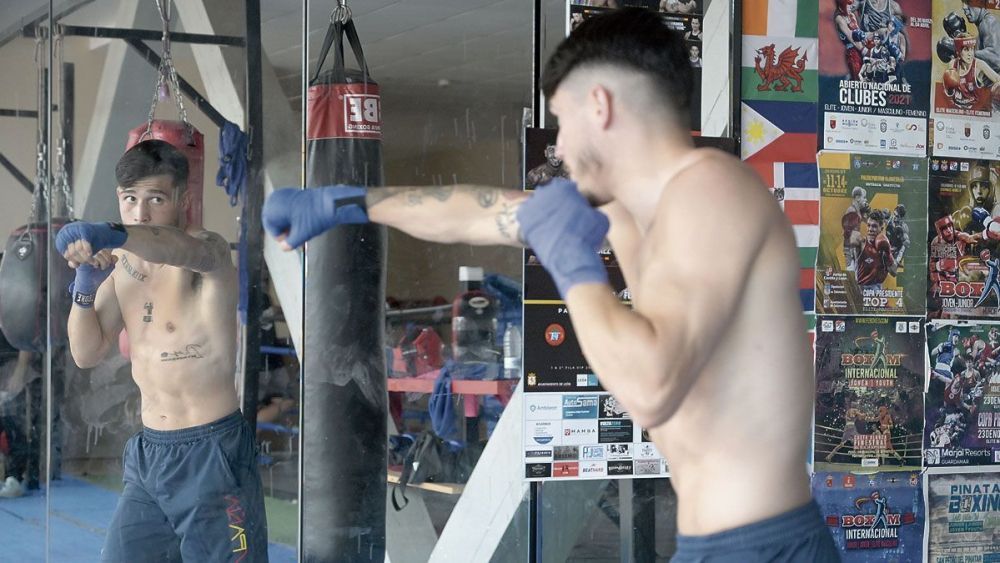 Barrul, durante un entrenamiento. | JESÚS F. SALVADORES