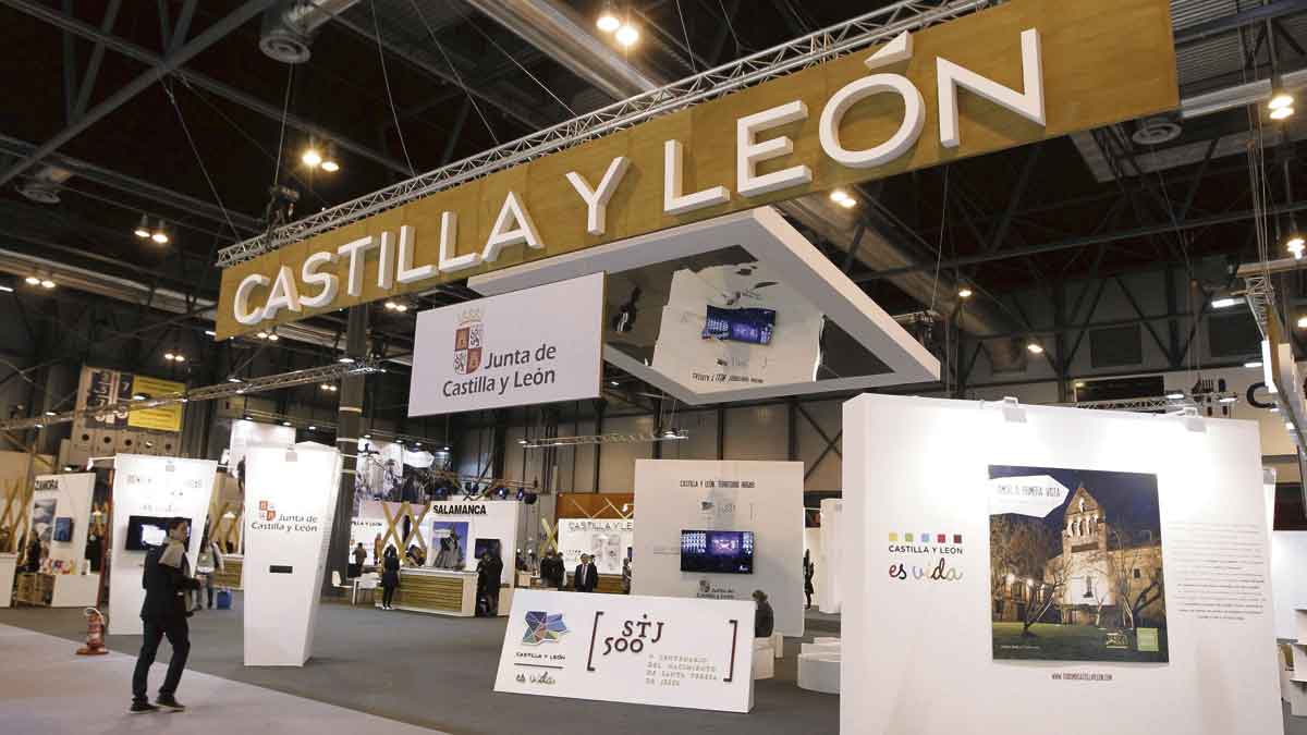 Una imagen del stand de Castilla y León en la reciente feria de tiurismo, Fitur, celebrada en Madrid. | ICAL