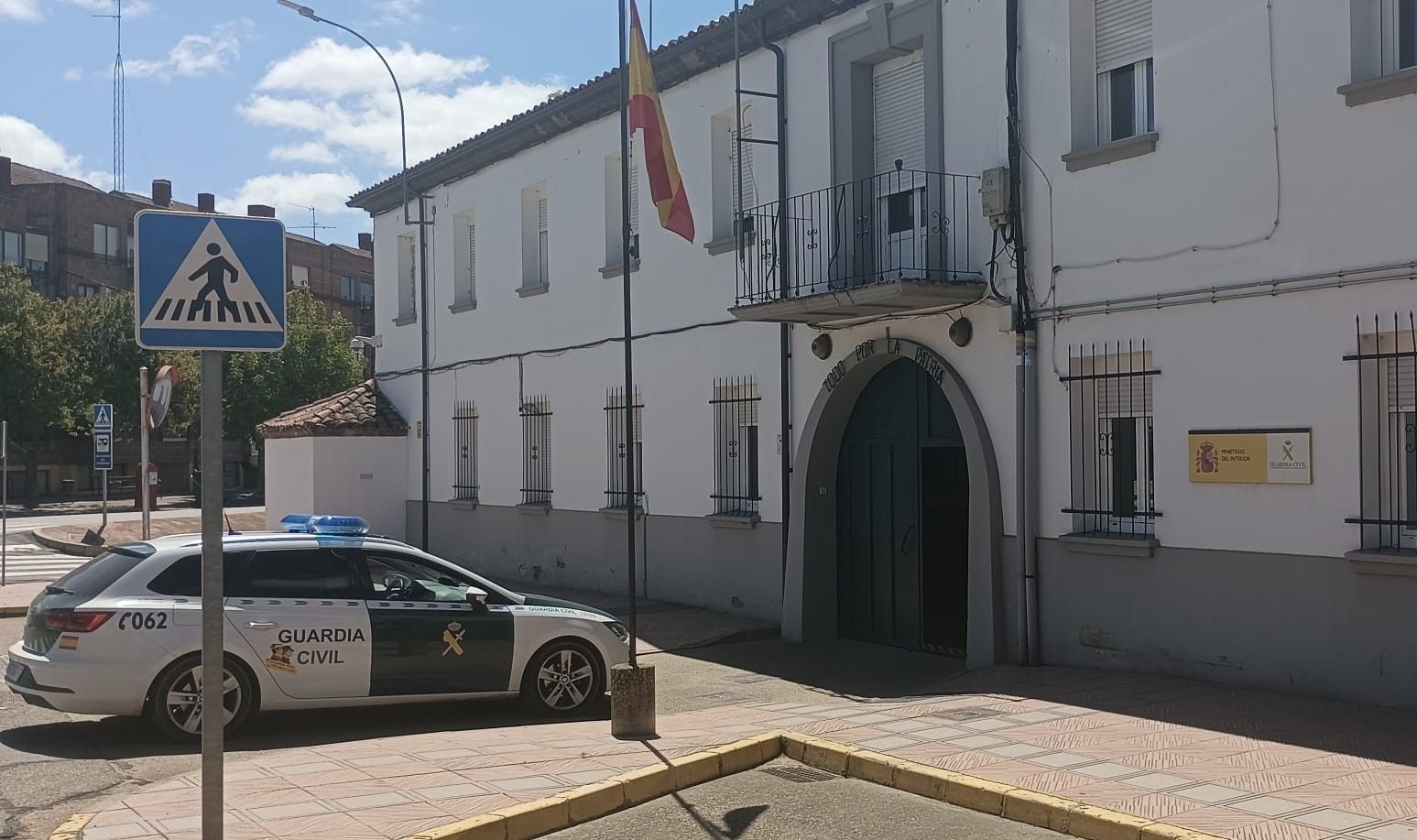 Puesto de la Guardia Civil en Valencia de Don Juan. | L.N.C.
