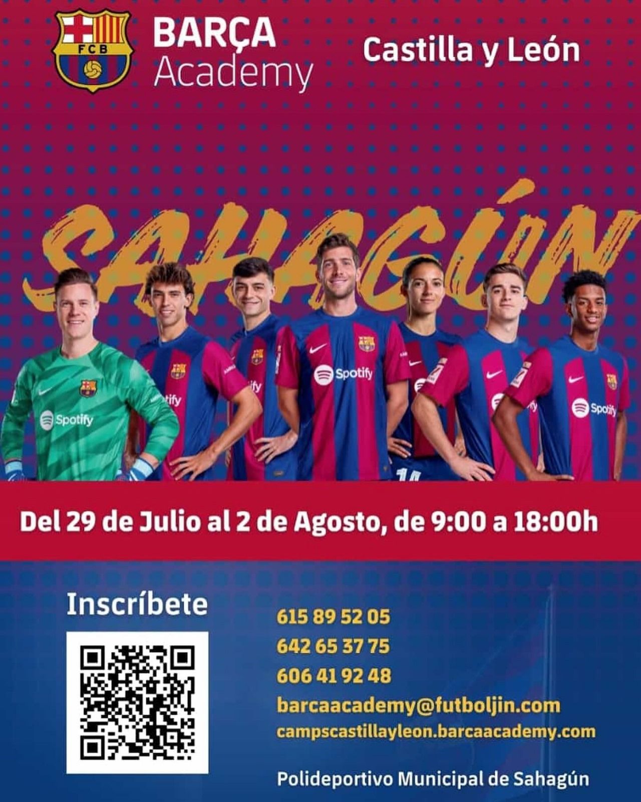 Imagen promocional del Barça Academy.