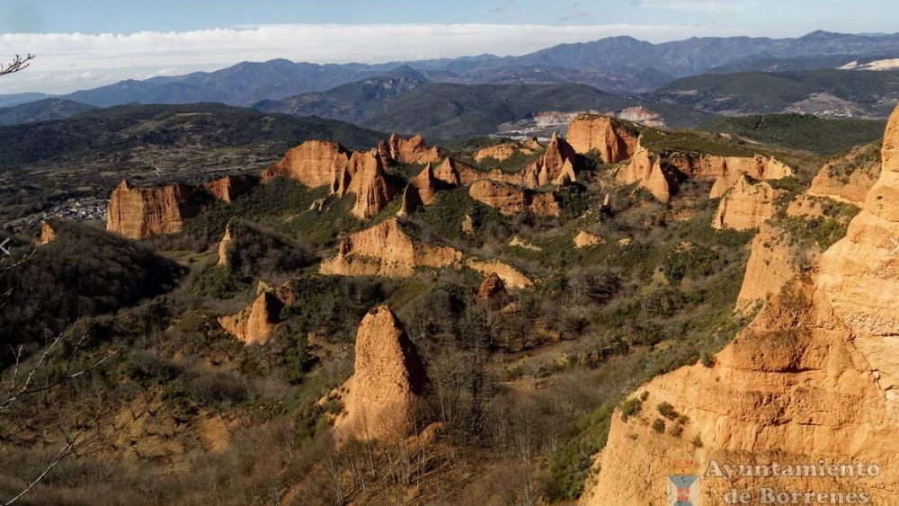 El mirador de Las Médulas, ubicado en el pueblo de Orellán. | Ayuntamiento de Borrenes