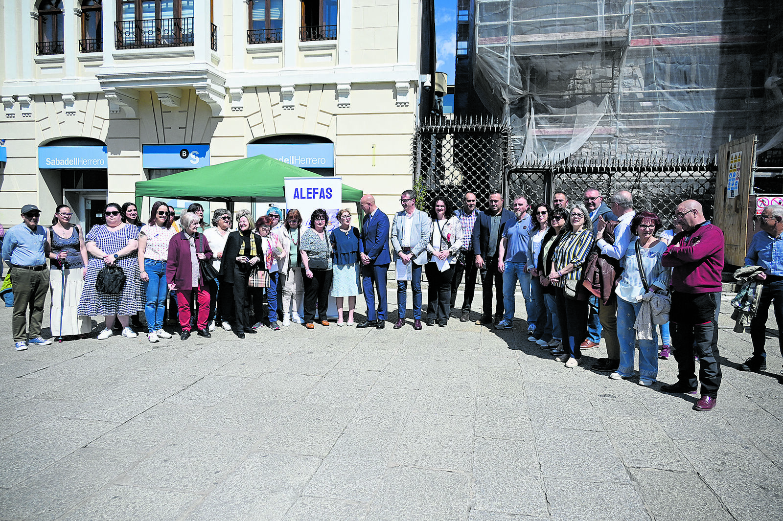 Jornada de sensibilización de la fibromialgia en una imagen de archivo. | SAÚL ARÉN