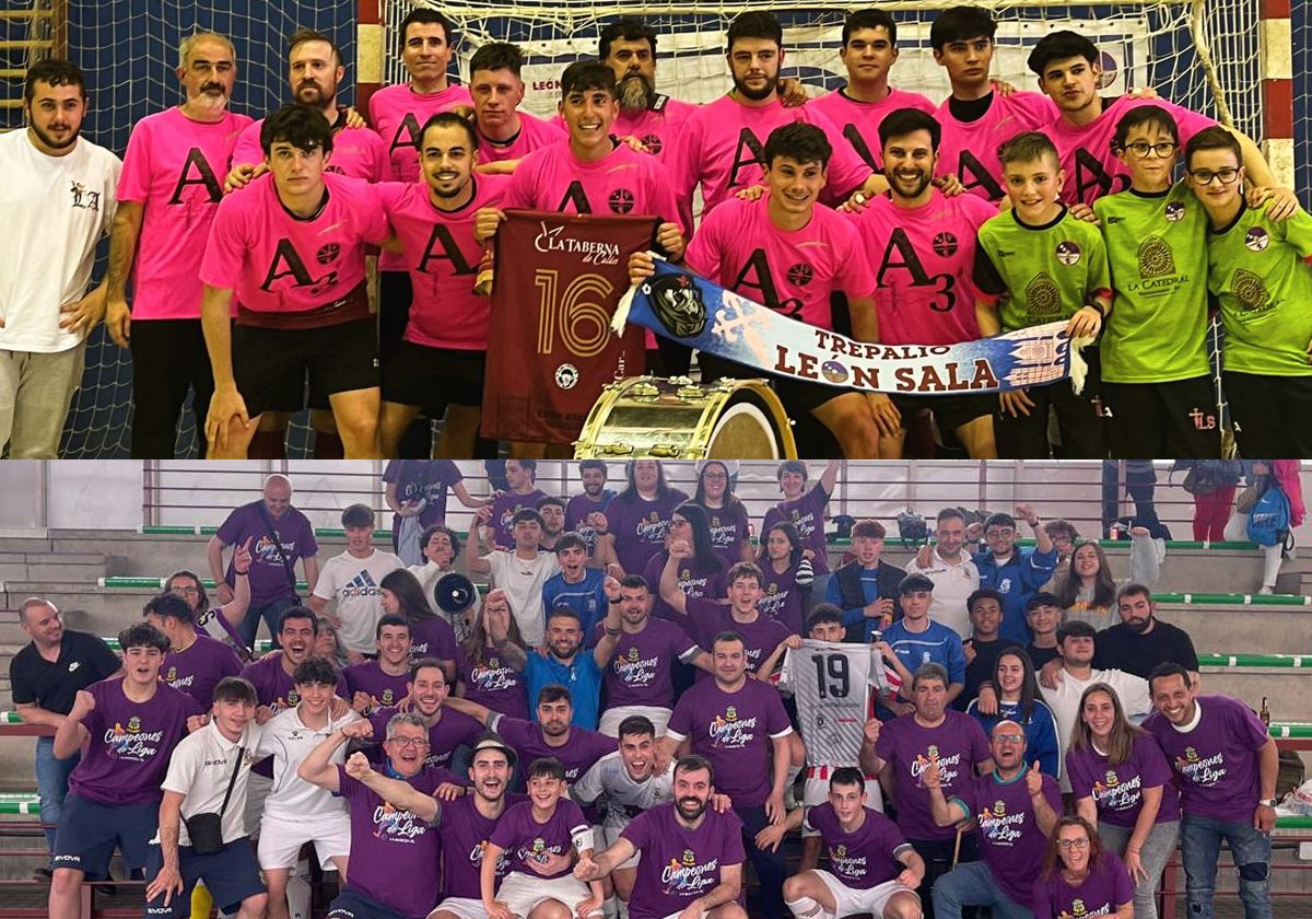 El Trepalio y La Bañeza celebran sus ascensos. | L.N.C.