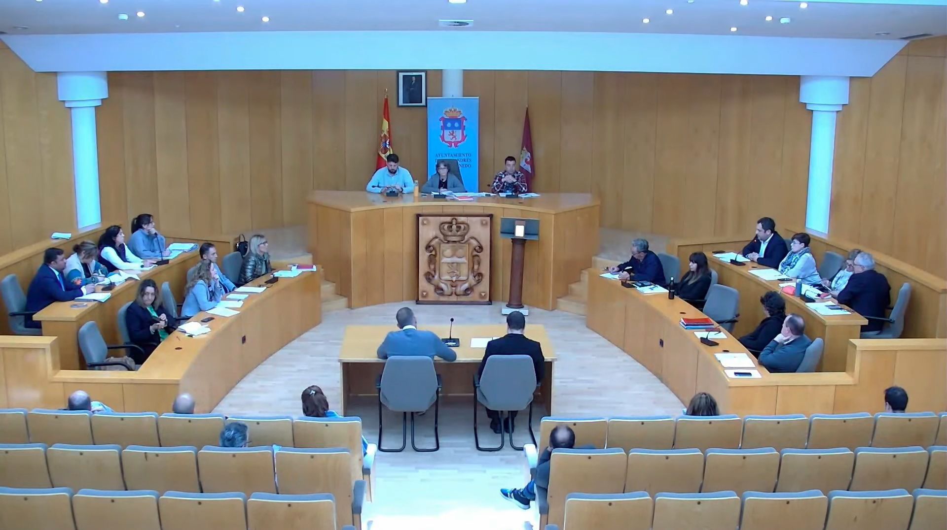 Un instante de la sesión plenaria, en la que no estuvo la alcaldesa. | L.N.C.