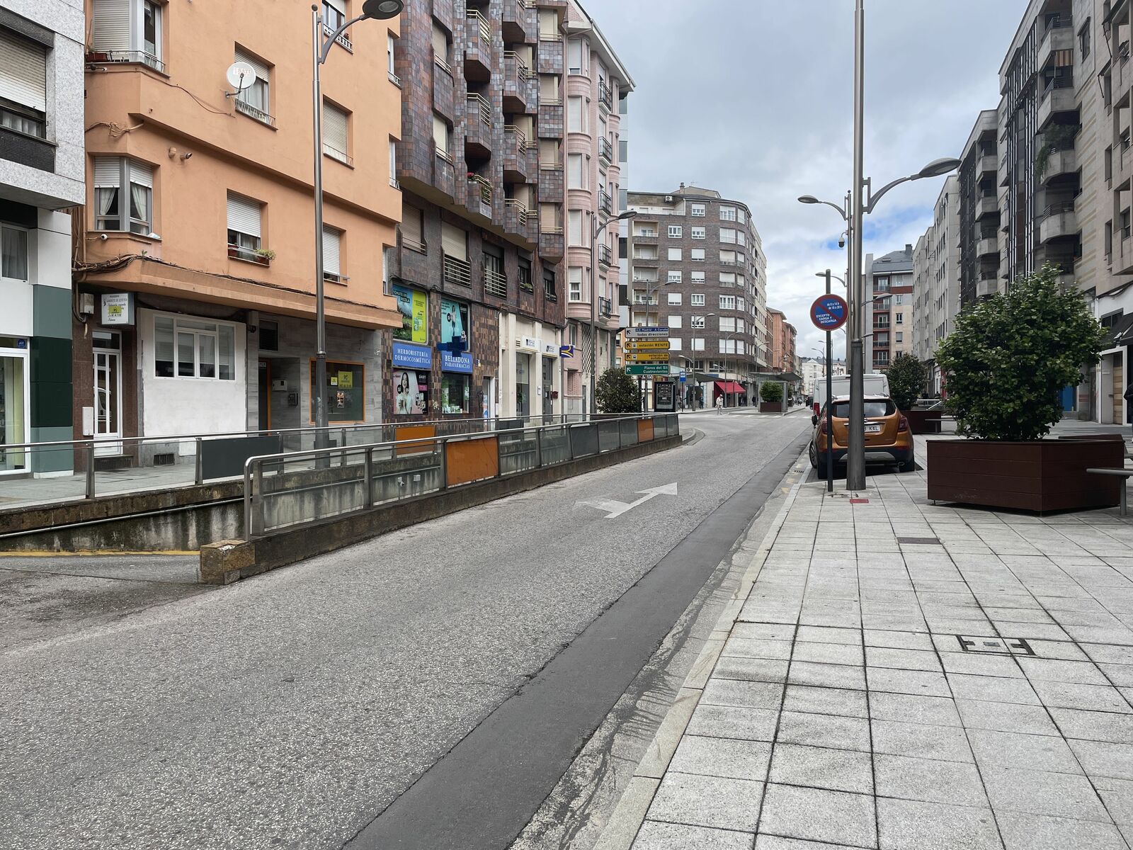 Avenida de Compostilla de Ponferrada, donde se produjo el suceso. | Javier Fernández