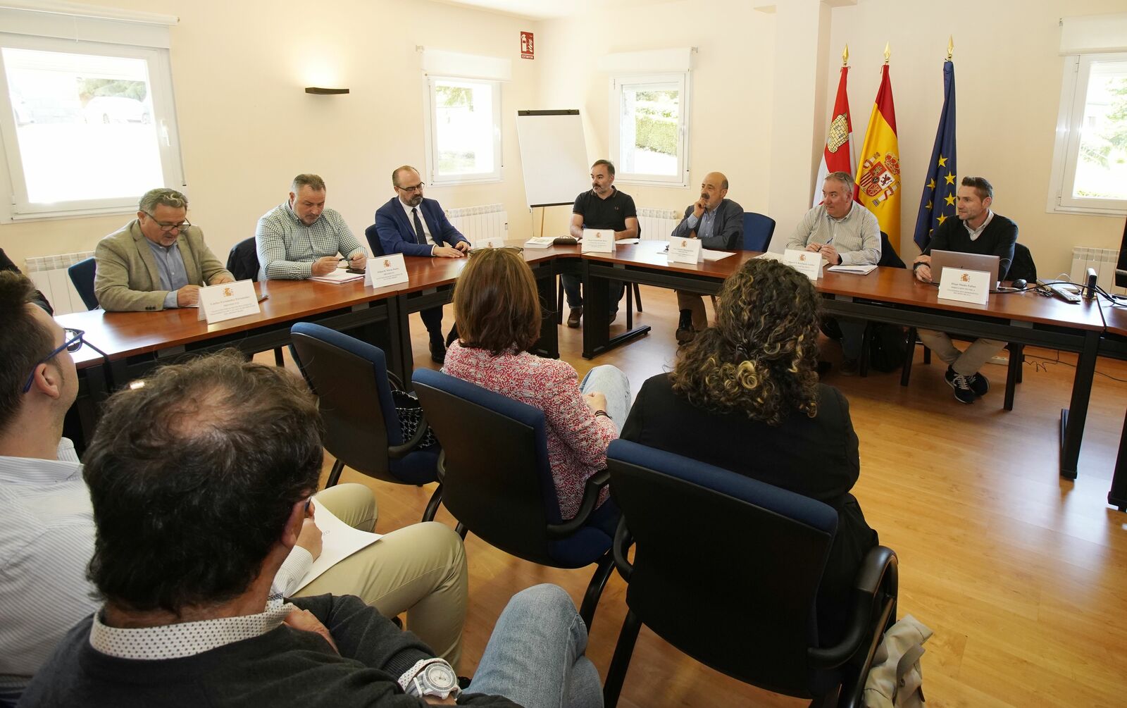 Reunión del presidente de la Confederación con los afectados. | ICAL