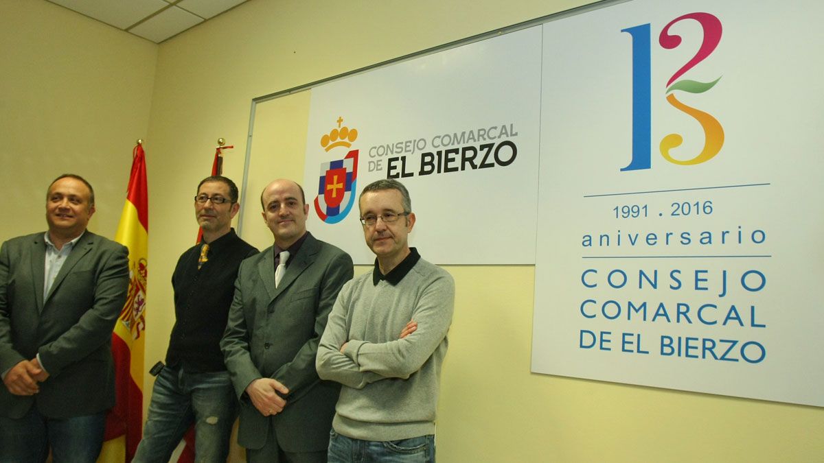 Gerardo Álvarez Courel, Juan Orive, Pedro Pablo Vega y Dativo Rodríguez. | C. SÁNCHEZ (ICAL)