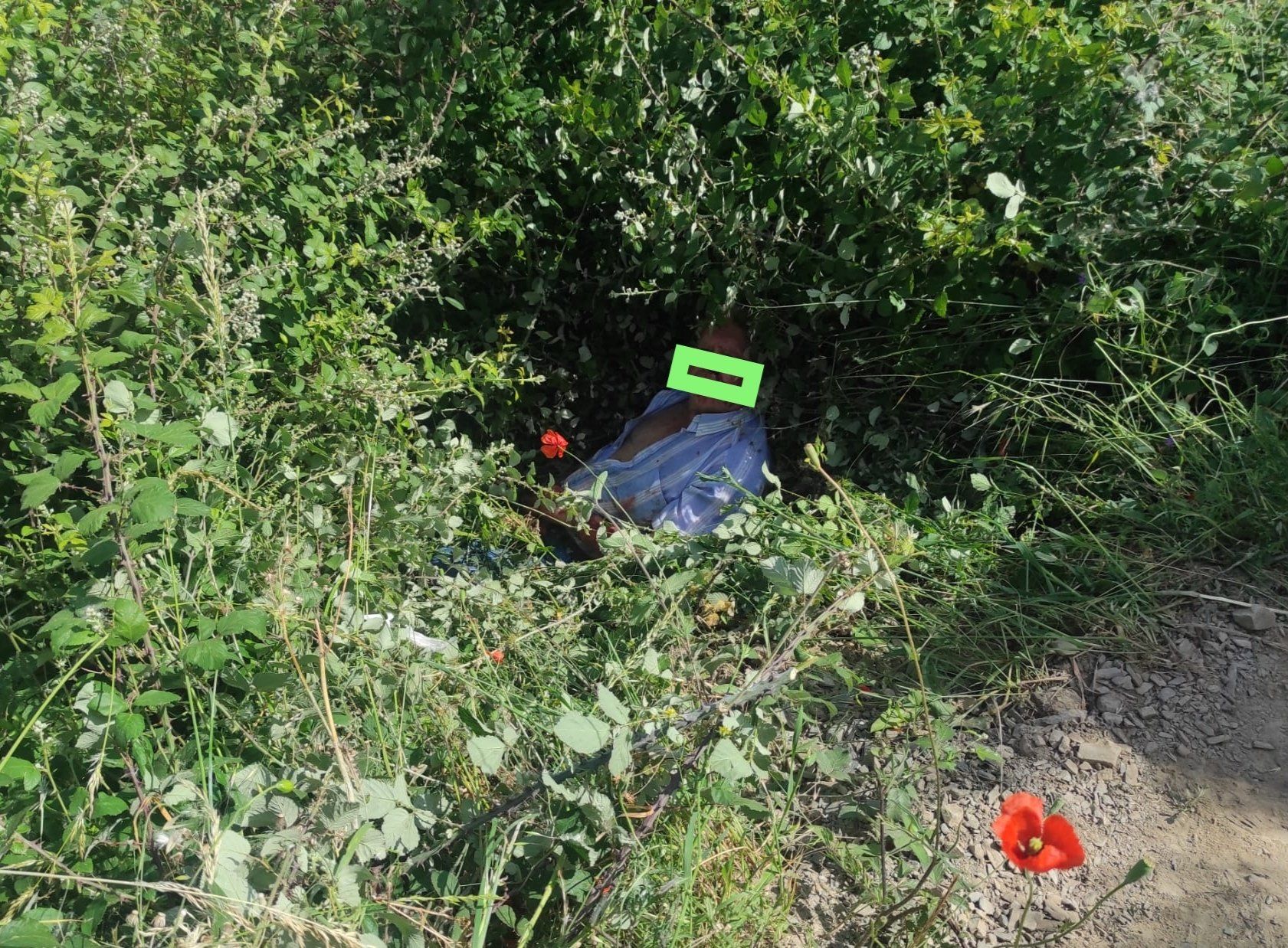 El anciano se precipitó por una ladera hacia una zona de maleza. | Policía Municipal de Ponferrada