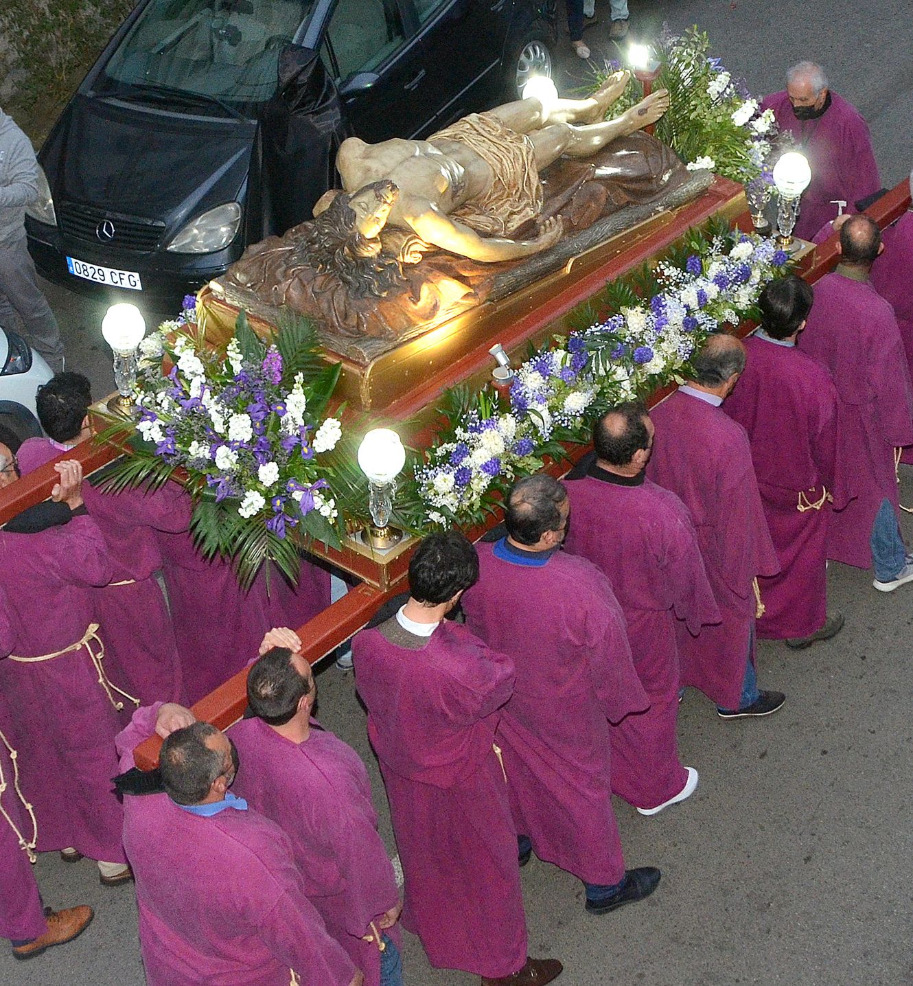 El Cristo Yacente de Astillero. | FERMÍN MOLINO