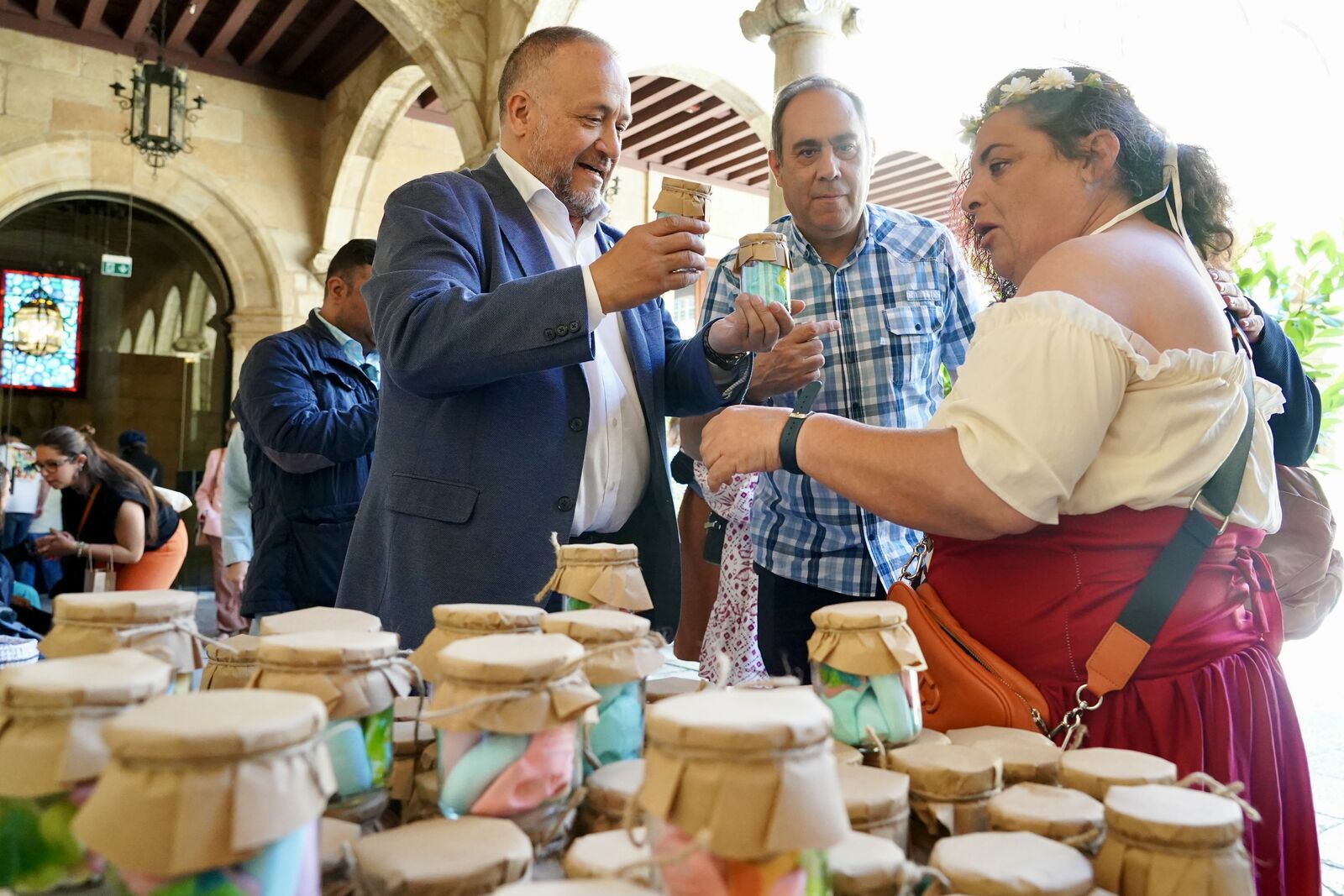 El presidente de la Diputación, Gerardo Álvarez Courel, ha asistido a la jornada de inauguración. | CAMPILLO (ICAL)