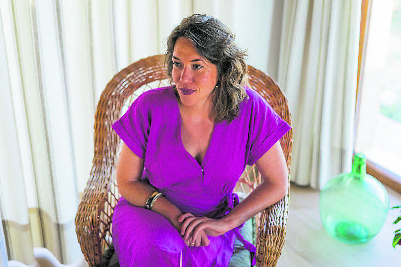 La escritora maragata Violeta Serrano. / JUAN RÍOS