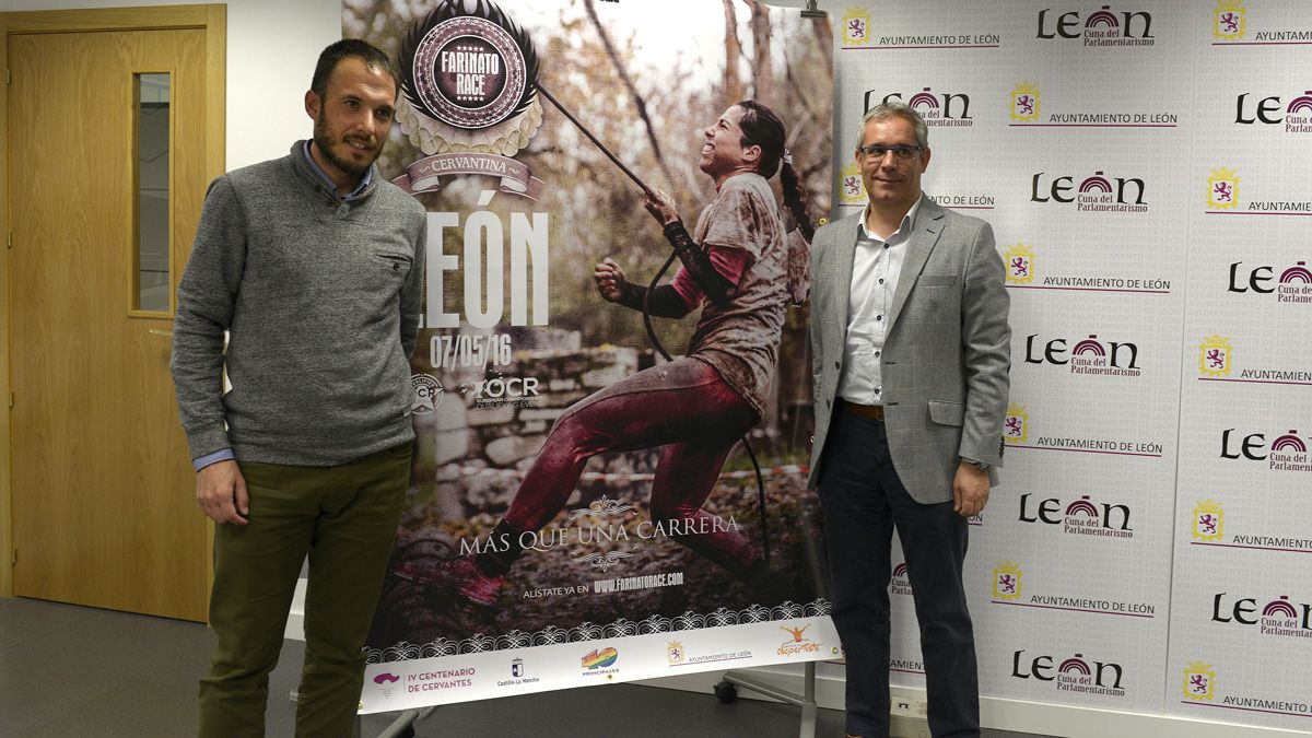 Rubén Morán y López Benito, durante la presentación de la carrera. | MAURICIO PEÑA