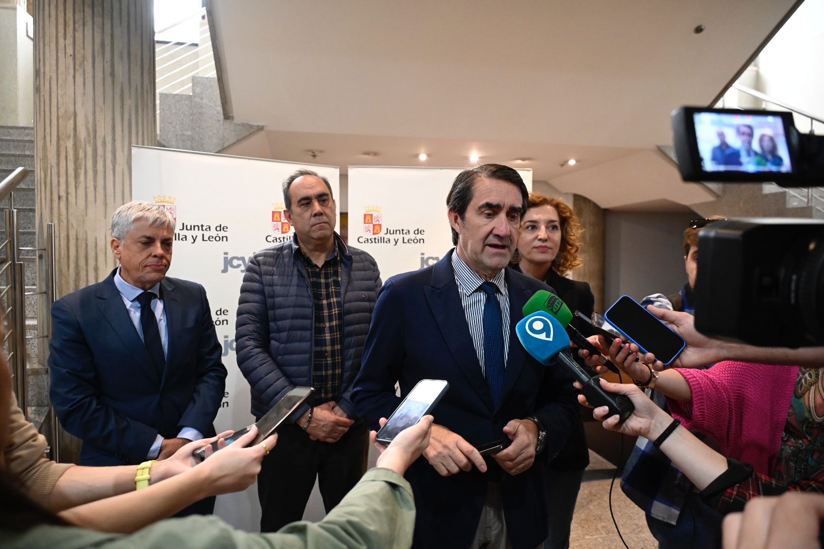 Quiñones durante la presentación de los NUT de León. | SAÚL ARÉN