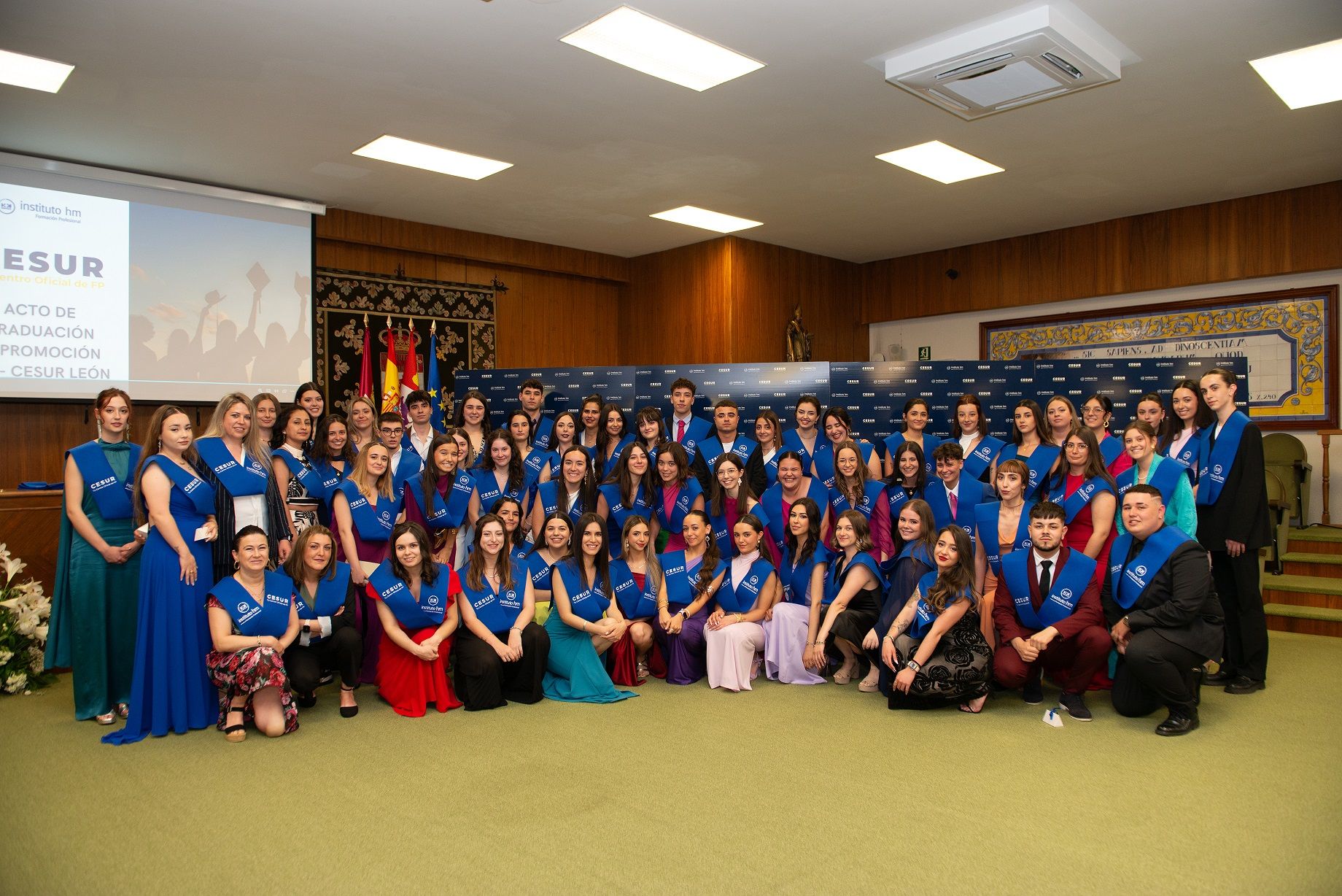 Graduación de la primera promoción de HM Cesur León. | L.N.C.