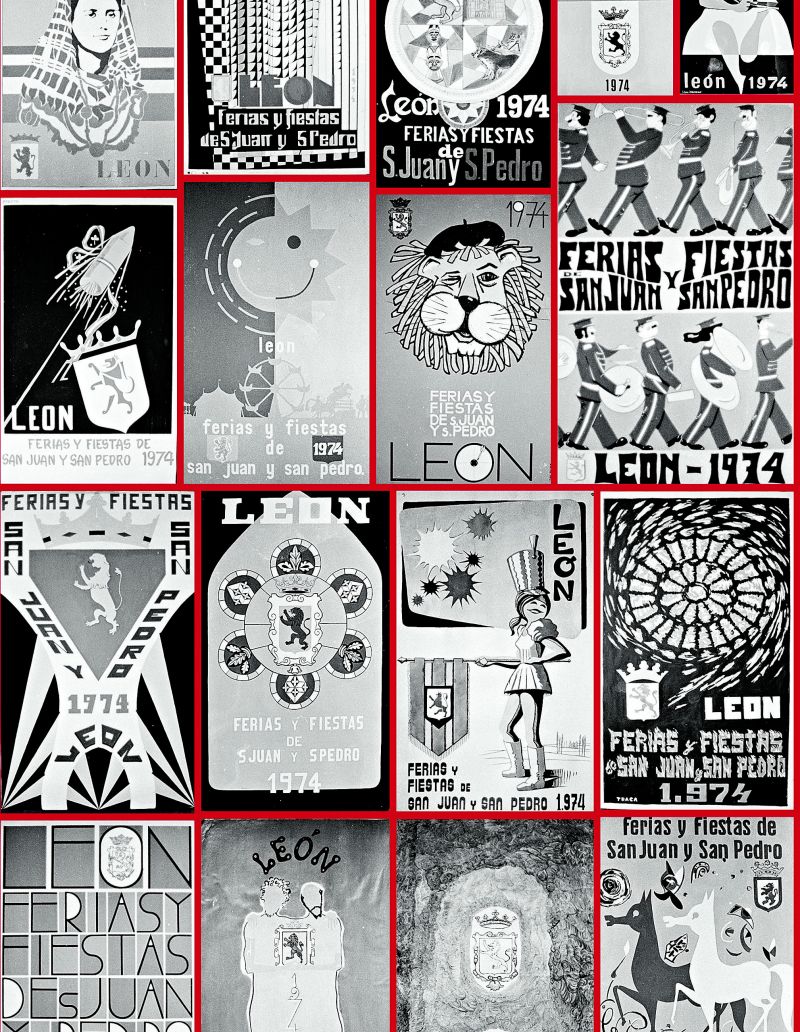 La estética de los carteles a concurso en 1974 es diferente a la actual. | FERNANDO RUBIO La estética de los carteles a concurso en 1974 es diferente a la actual. | FERNANDO RUBIO