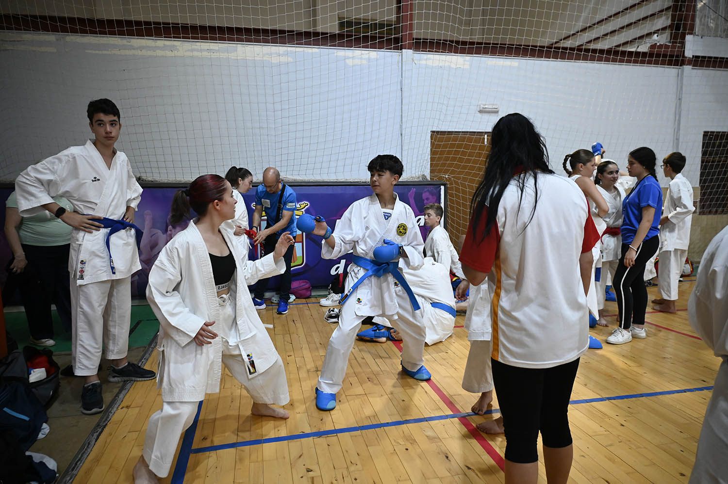 Imagen de la competición de kárate