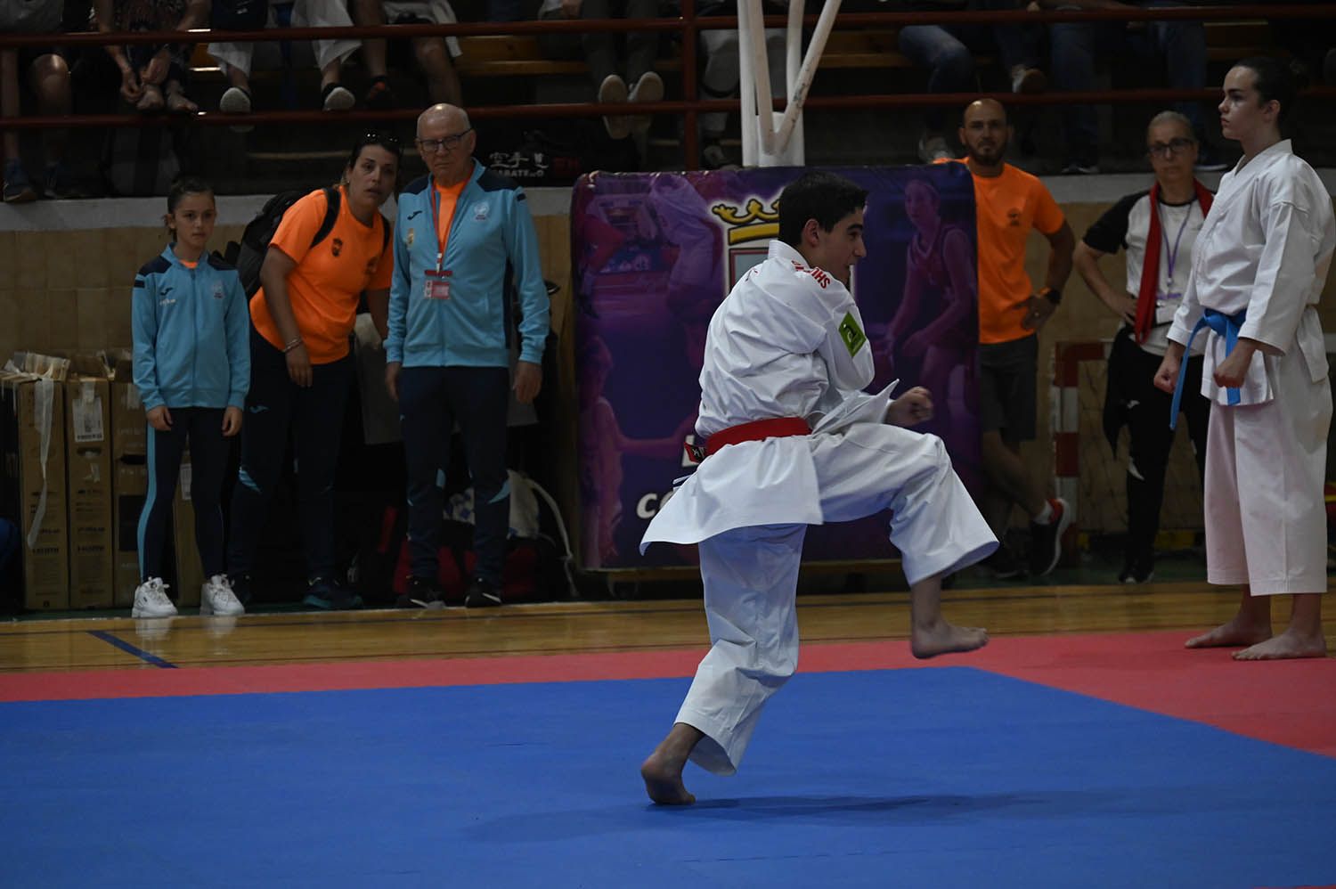 Imagen de la competición de kárate