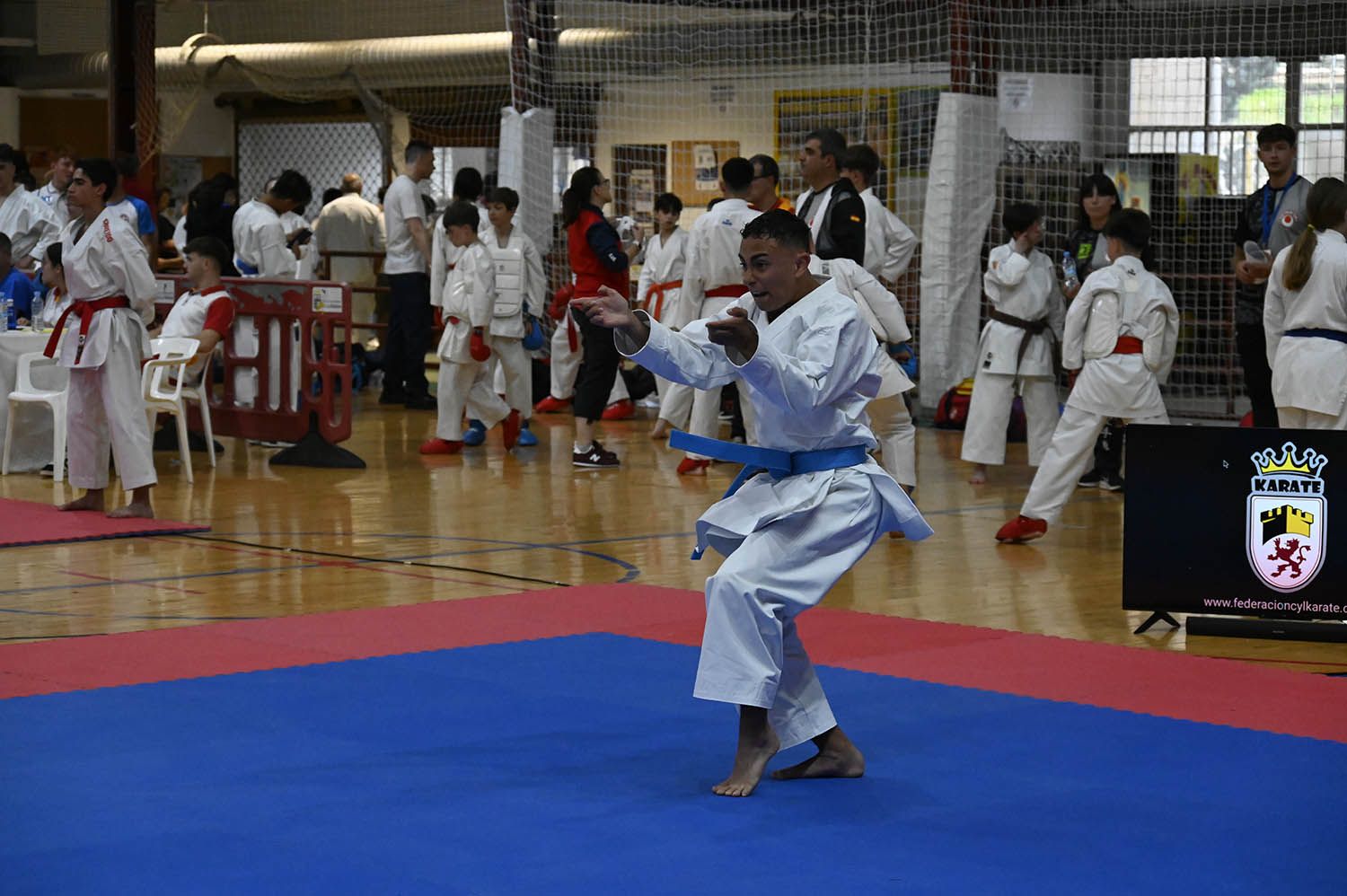 Imagen de la competición de kárate