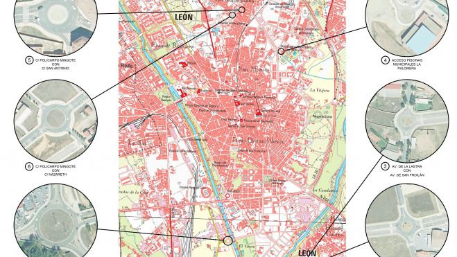 Plano general de las rotondas. | L.N.C.