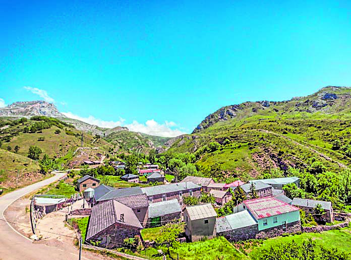 Vista de la localidad babiana de Pinos. | L.N.C.