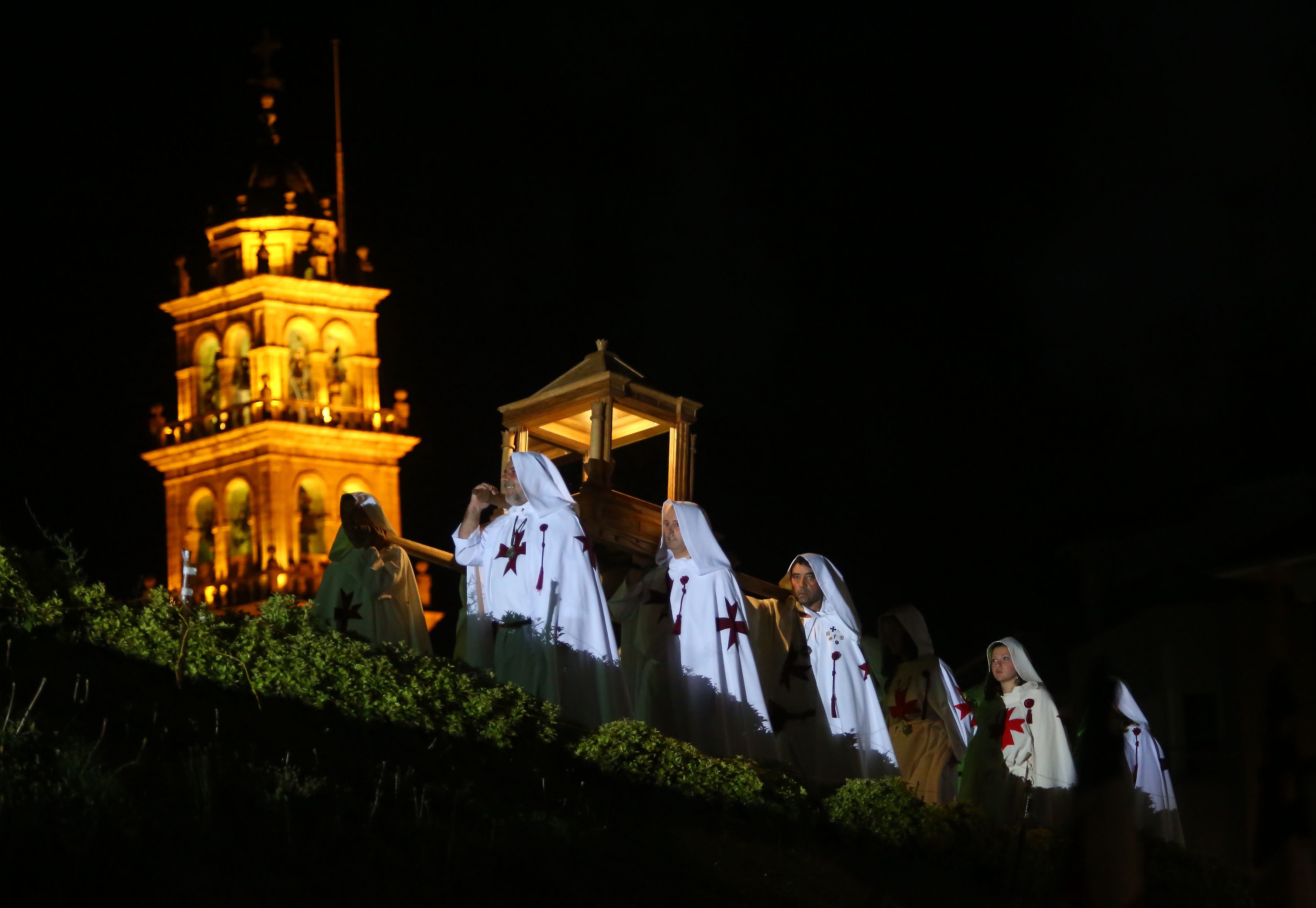 Desfile de la Noche Templaria de Ponferrada. | César Sánchez (Ical)