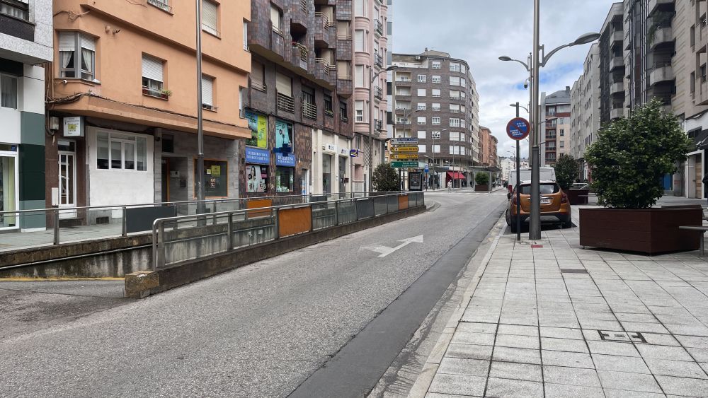 Avenida de Compostilla de Ponferrada, una vía céntrica. | Javier Fernández