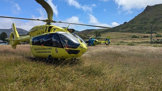 Imagen de archivo del helicóptero de rescate de la Junta. | L.N.C.