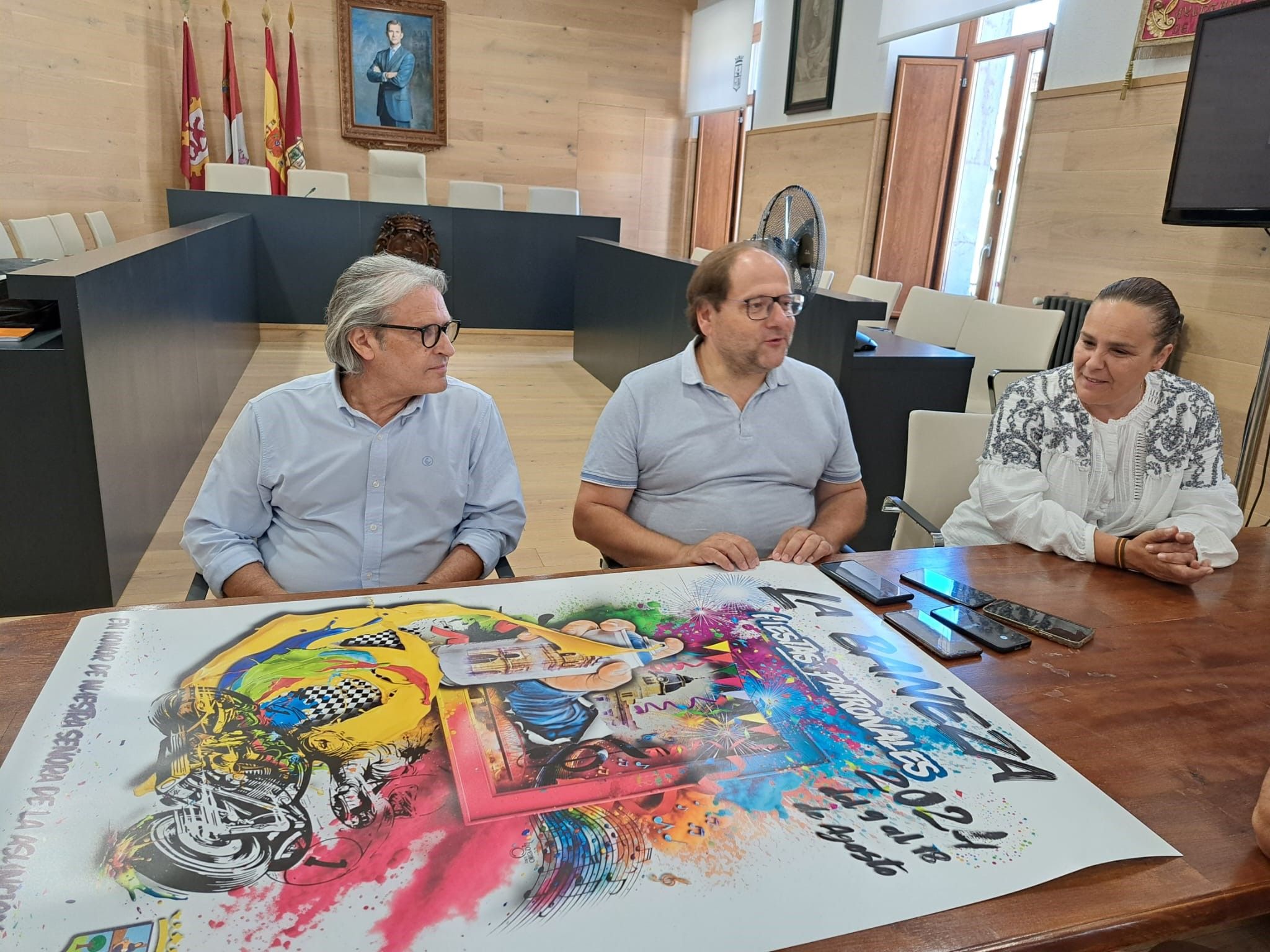 El cartel de las fiestas de La Bañeza se ha presentado este jueves. | L.N.C.